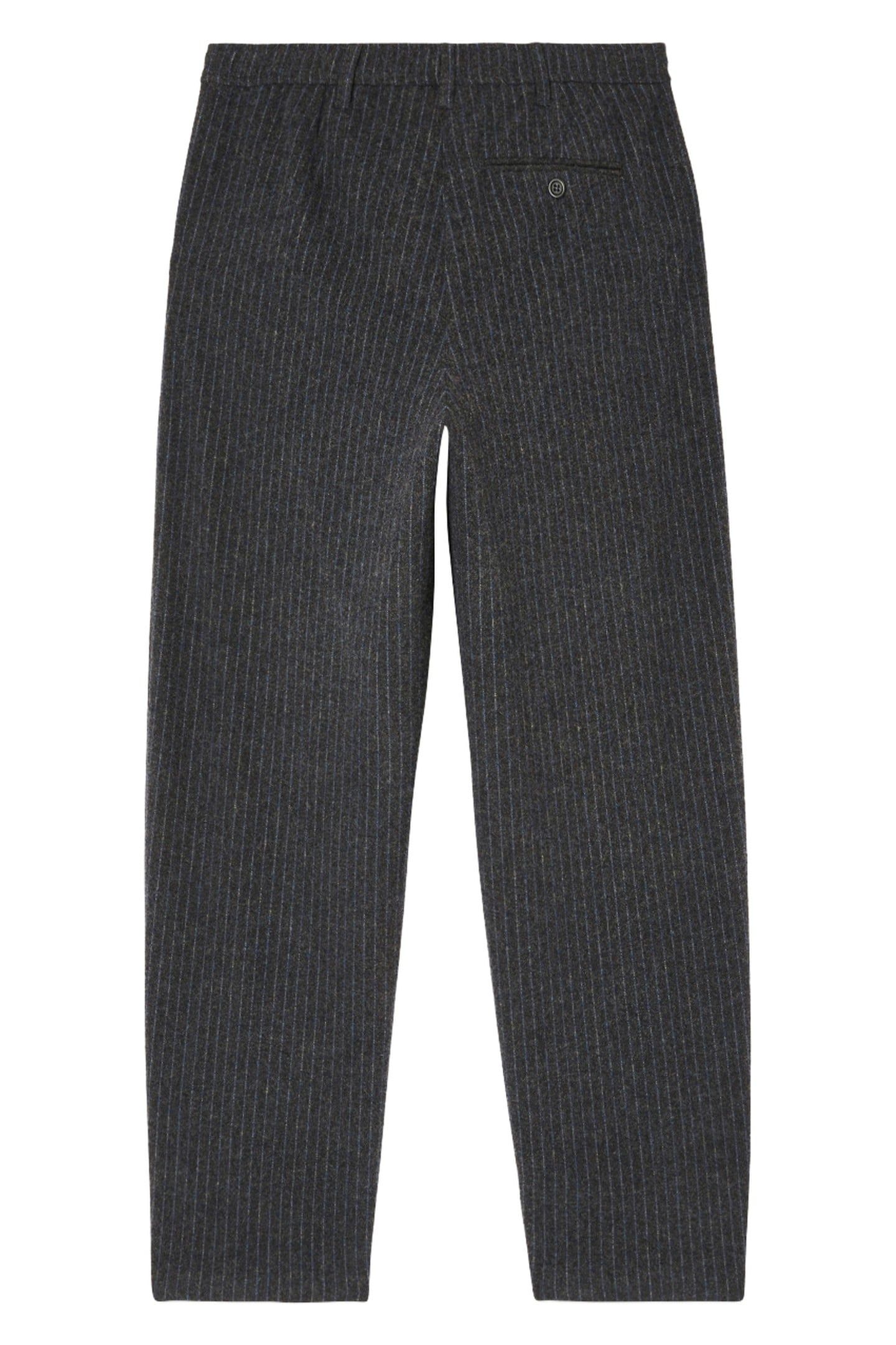 WOOL PANTS GREY AND BLUE STRIPES 2