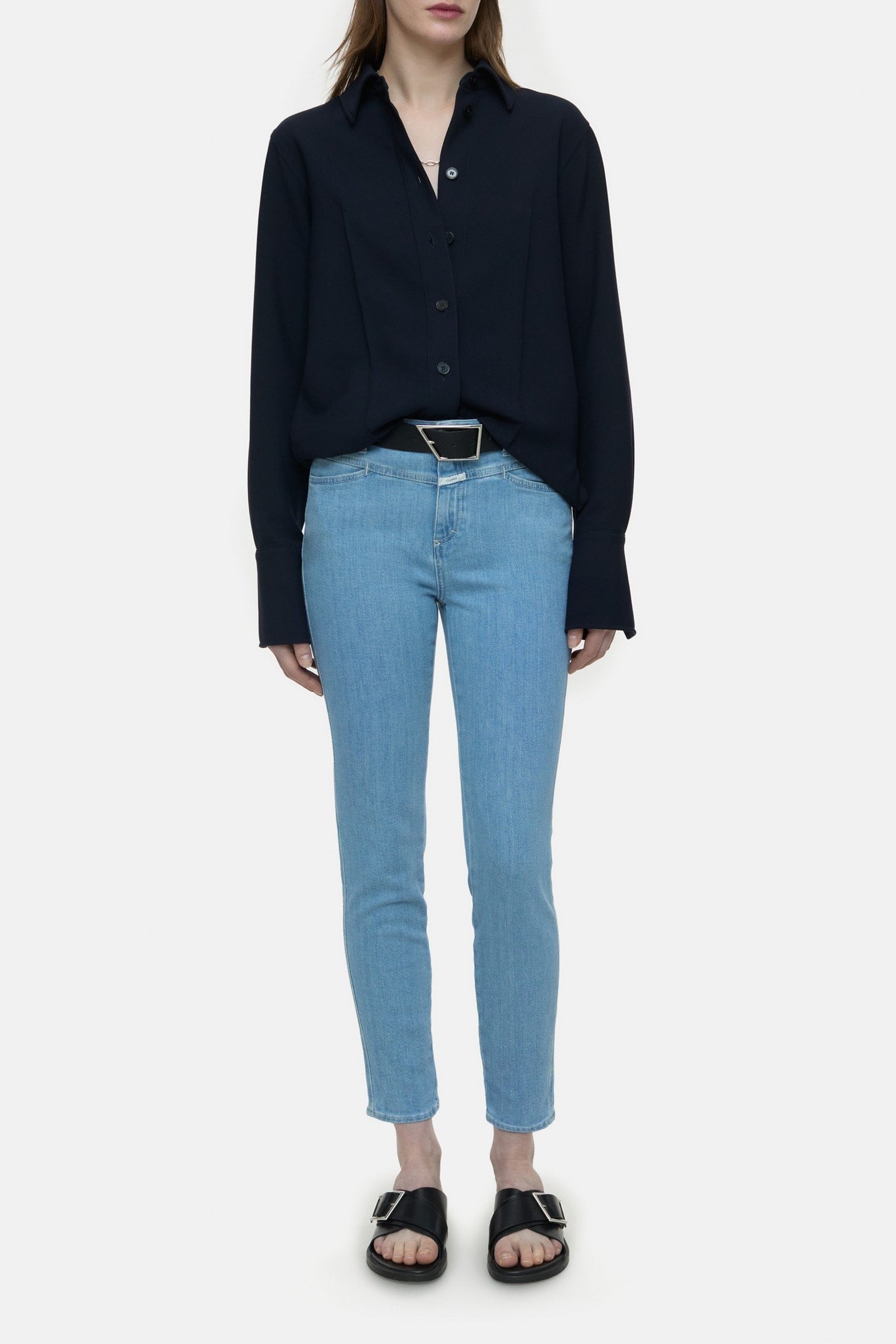 SKINNY PUSHER JEANS LIGHT BLUE 2