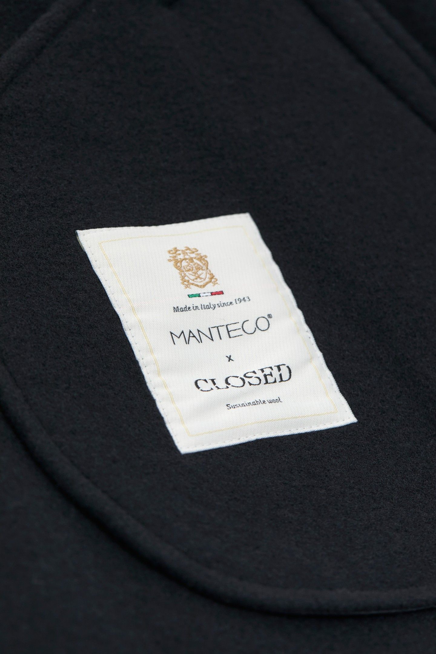 DOUBLE BREASTED COAT JACKET BLACK 7