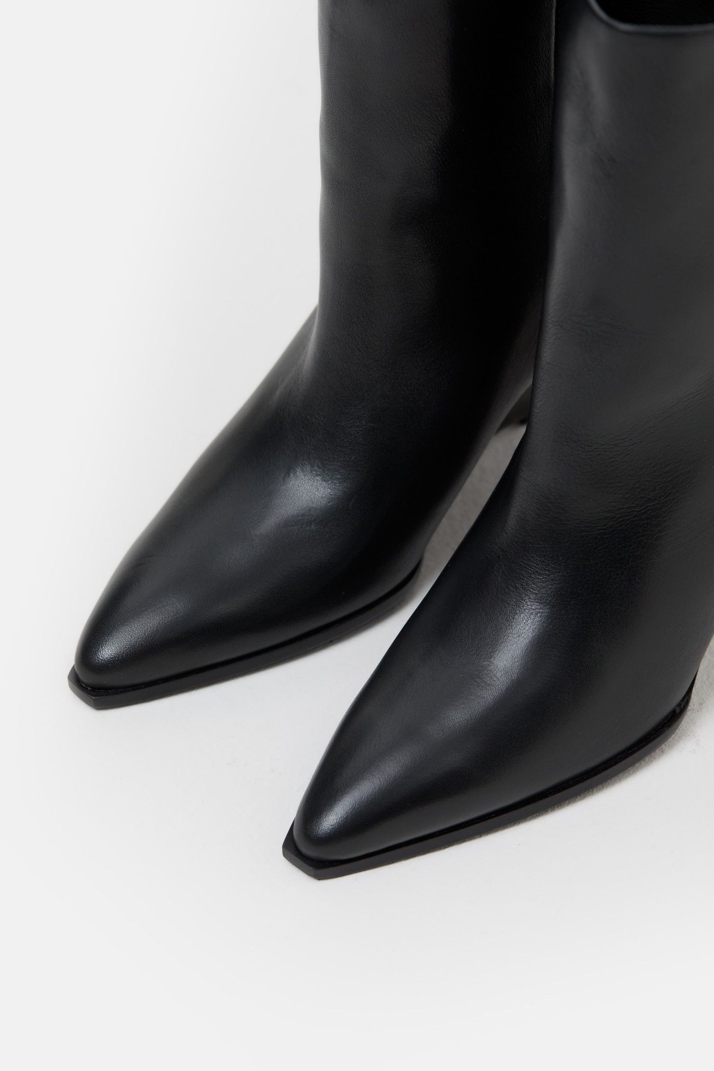 WEDGE BOOT SHOES BLACK 4