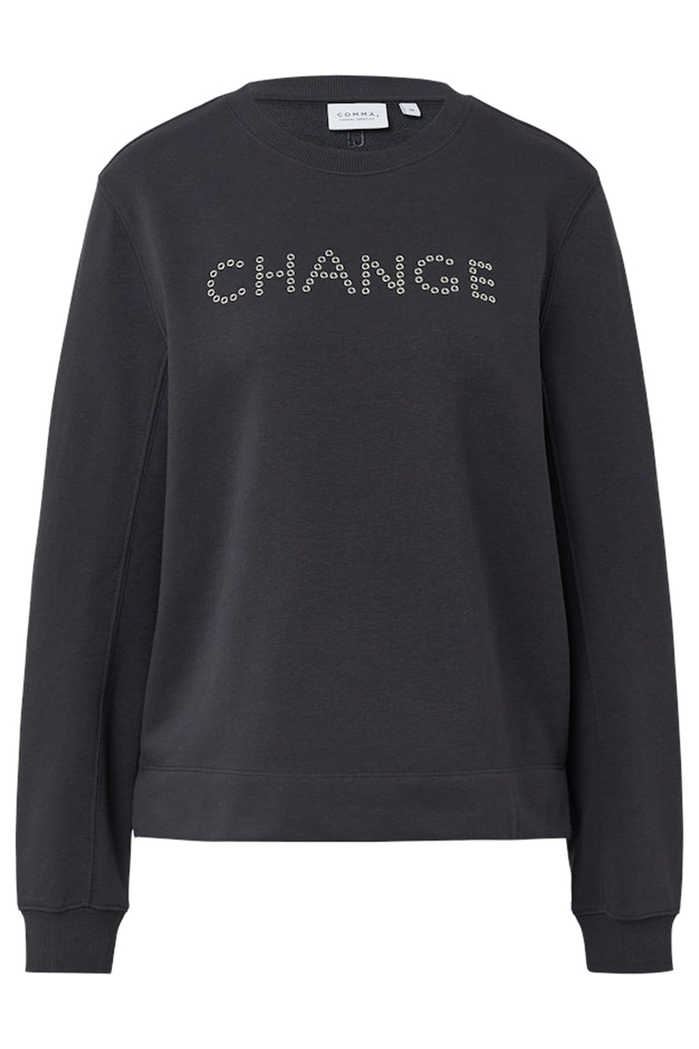 COMMA SWEATSHIRTS GREY/BLACK 4