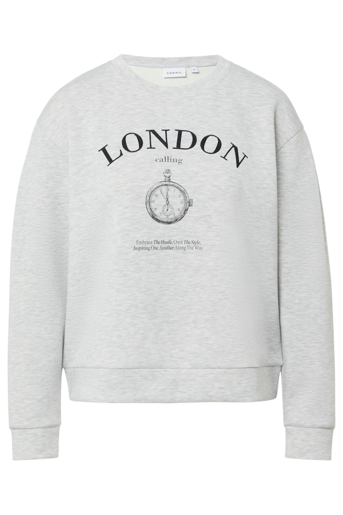 COMMA SWEATSHIRTS LIGHT GREY 4