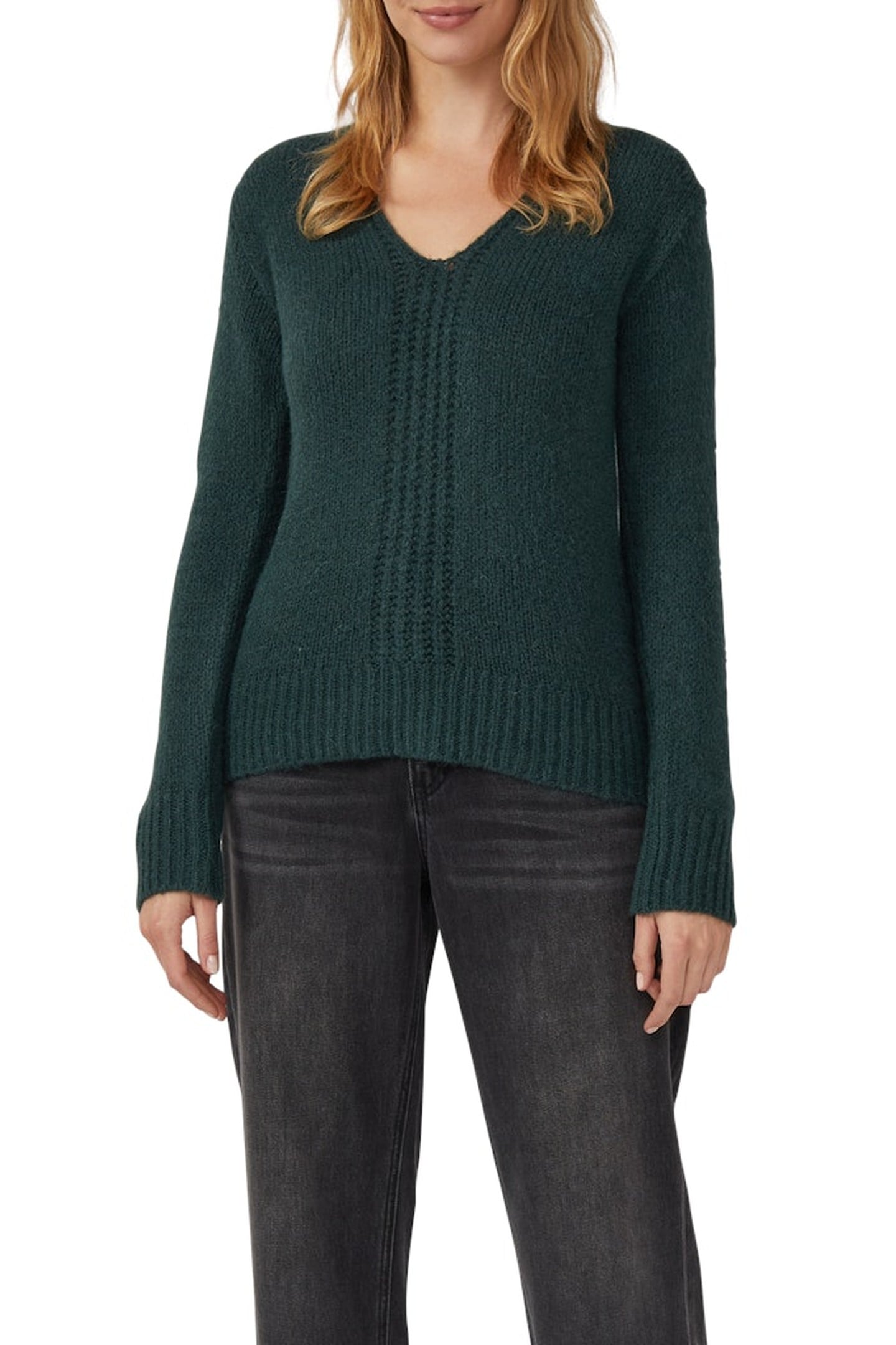 S.OLIVER PULLOVER BLUE GREEN 1
