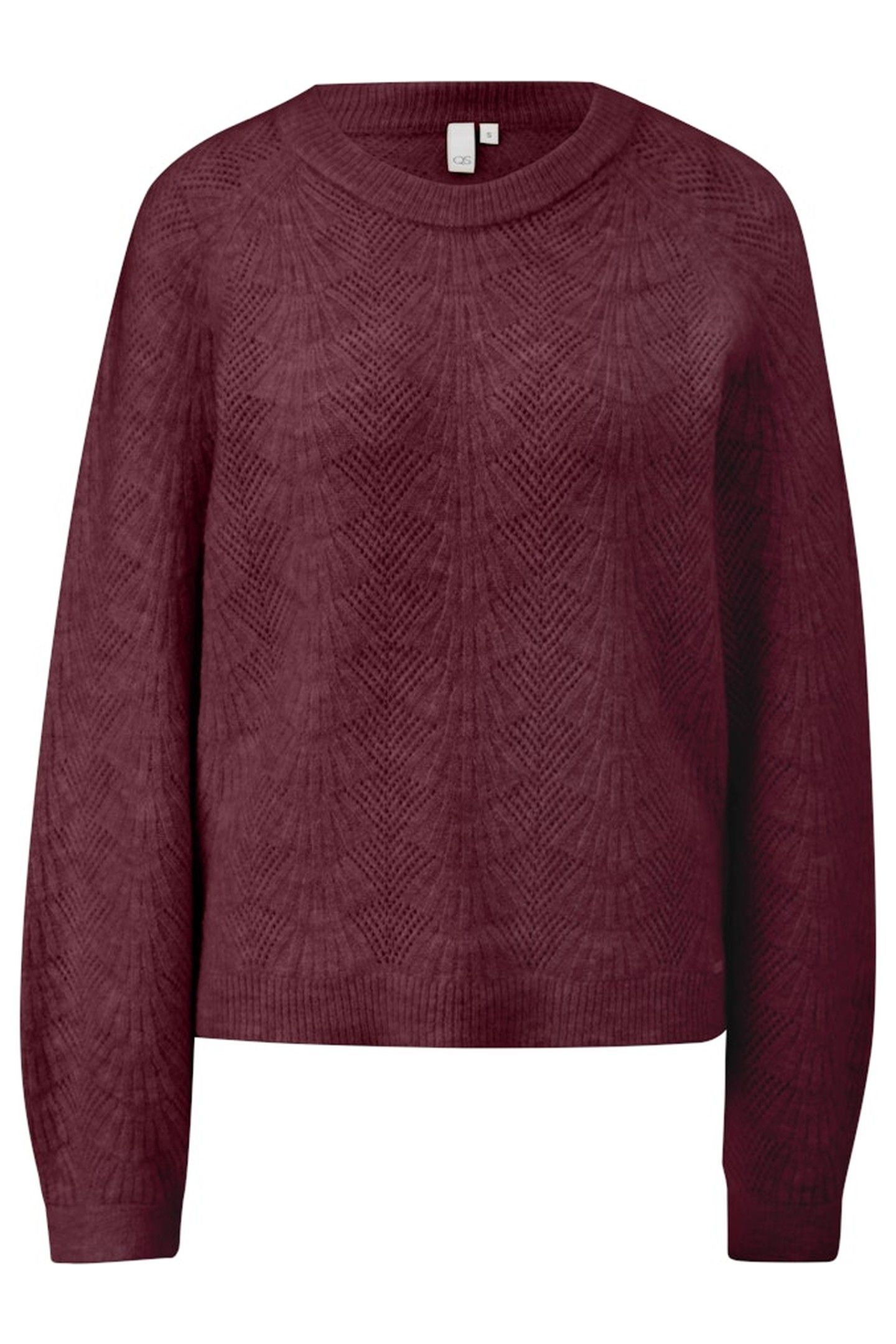 S.OLIVER-QS PULLOVER BURGUNDY 4