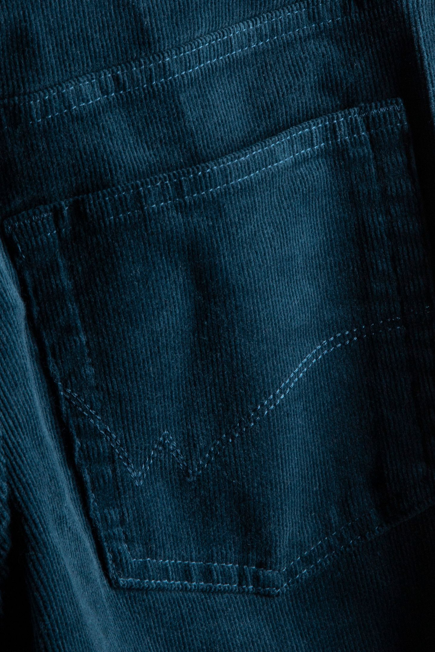 BROOKE CORD TROUSER DARK TEAL 4