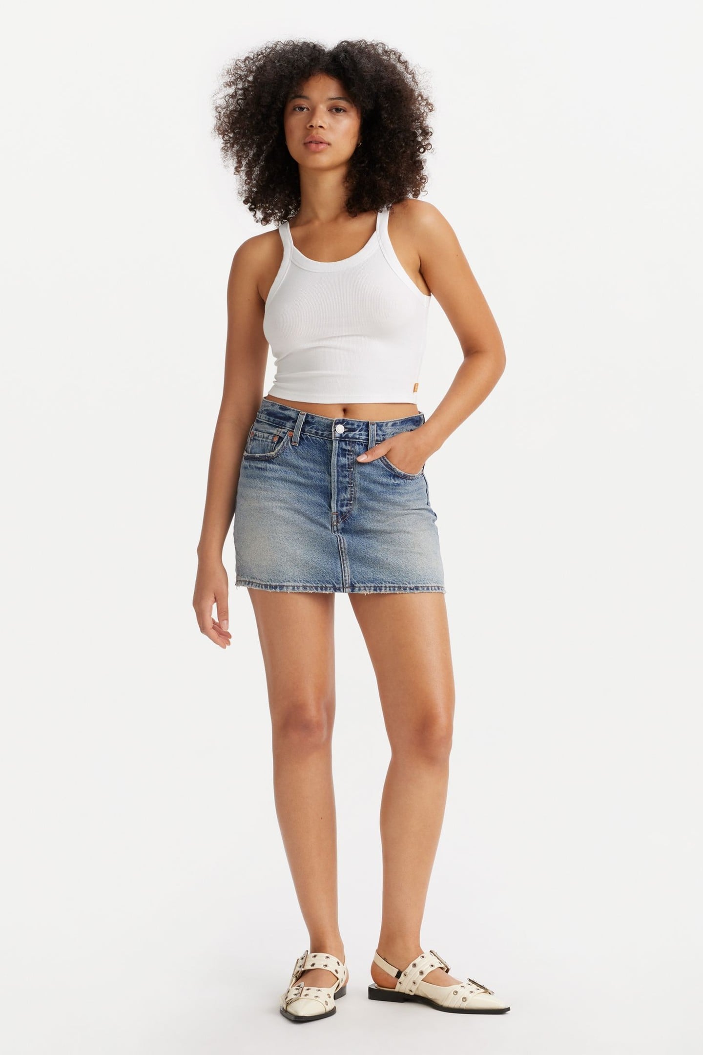 ICON SKIRT MED INDIGO 4