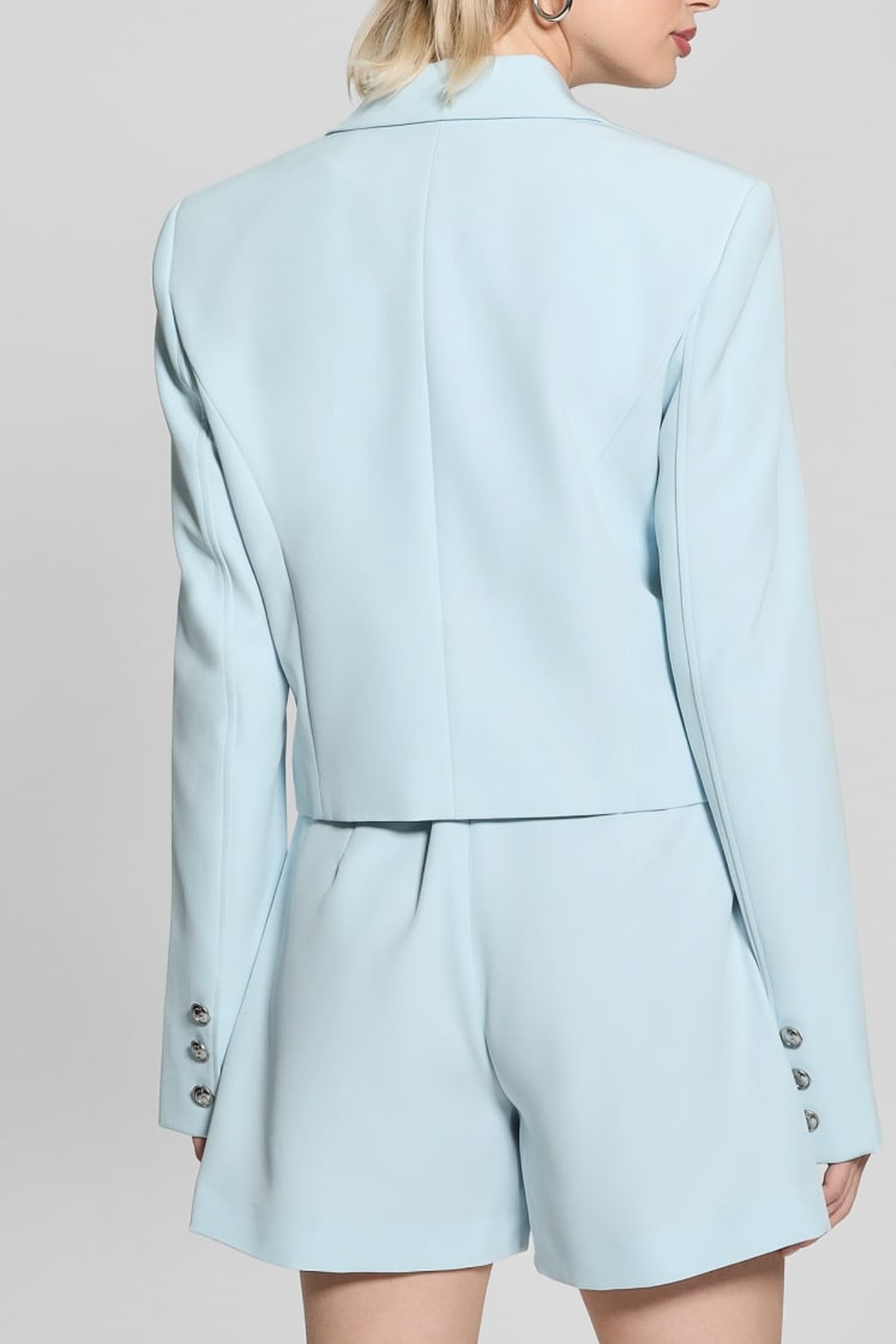 GUESS ECO ANDREE CROP BLAZER SKY HIGH 7