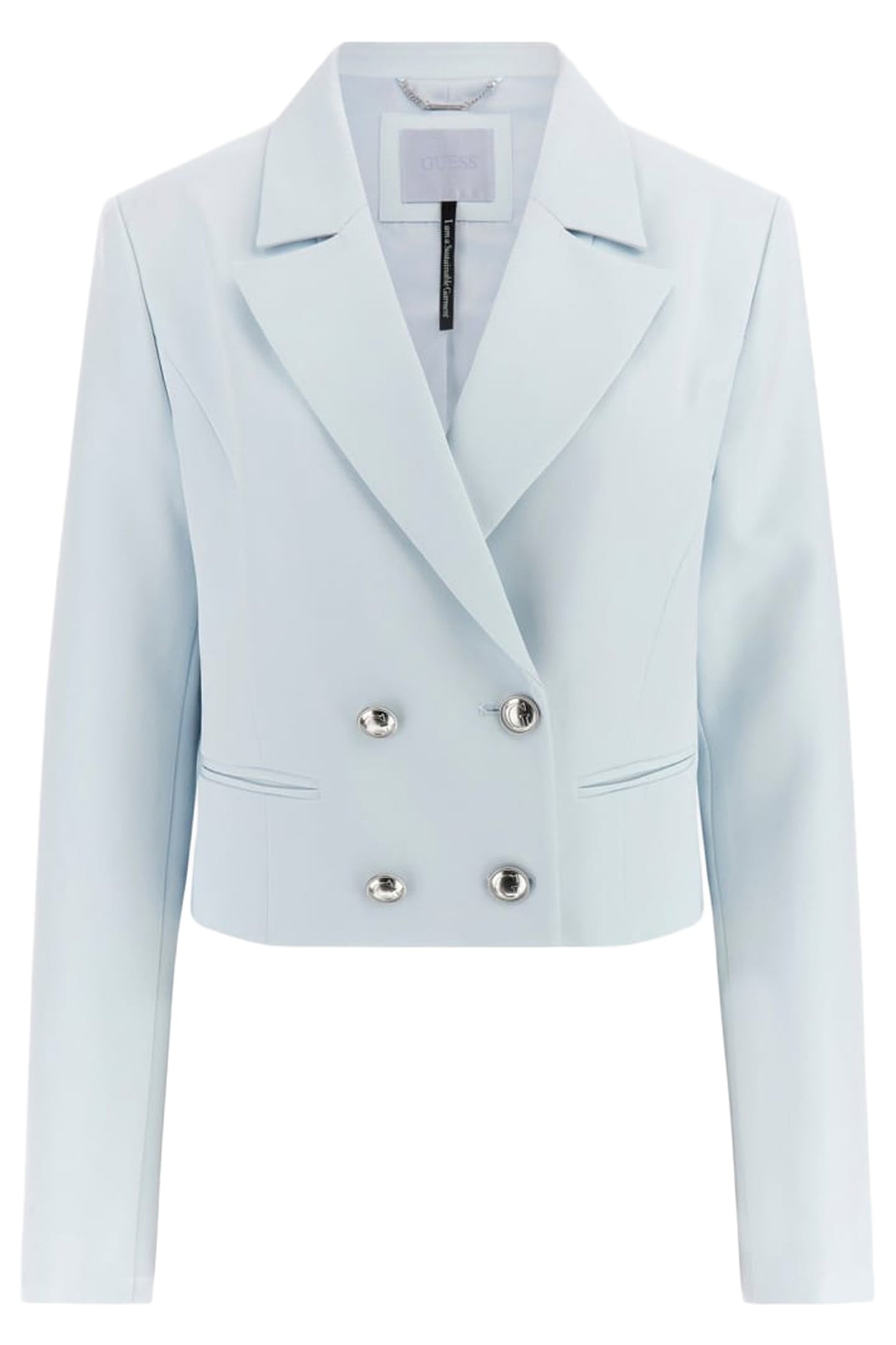 GUESS ECO ANDREE CROP BLAZER SKY HIGH 10