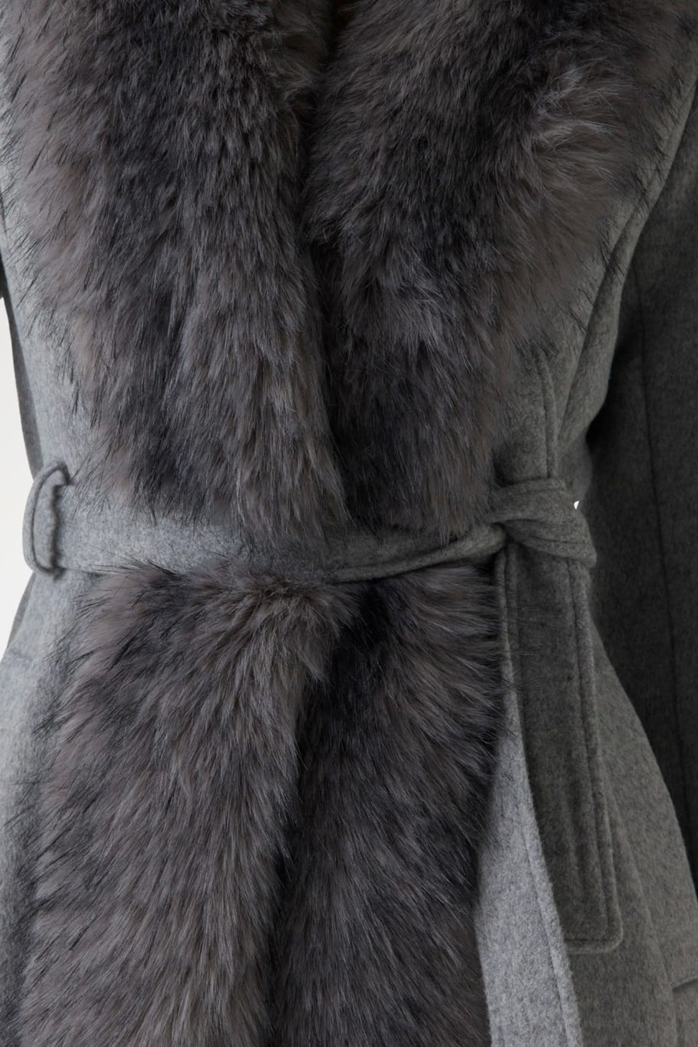 MARCIANO BY GUESS VALERIE COAT HEATHER MEDIUM GREY 9
