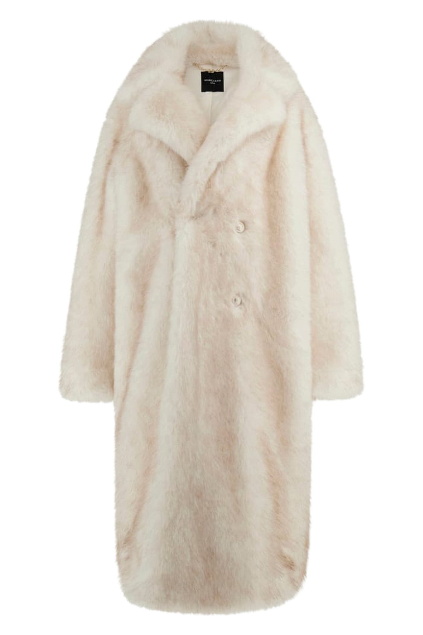MARCIANO BY GUESS AUDREY LONG COAT MACADAMIA MULTI 4