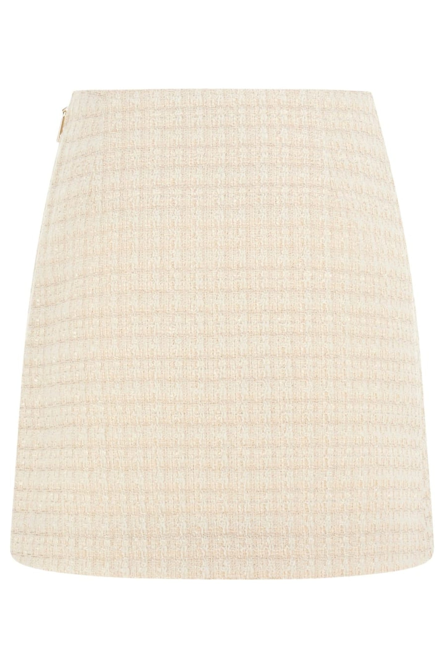 GUESS ECO DAPHNEE MINI FLAP SK CREAM TWEED COMBO 10