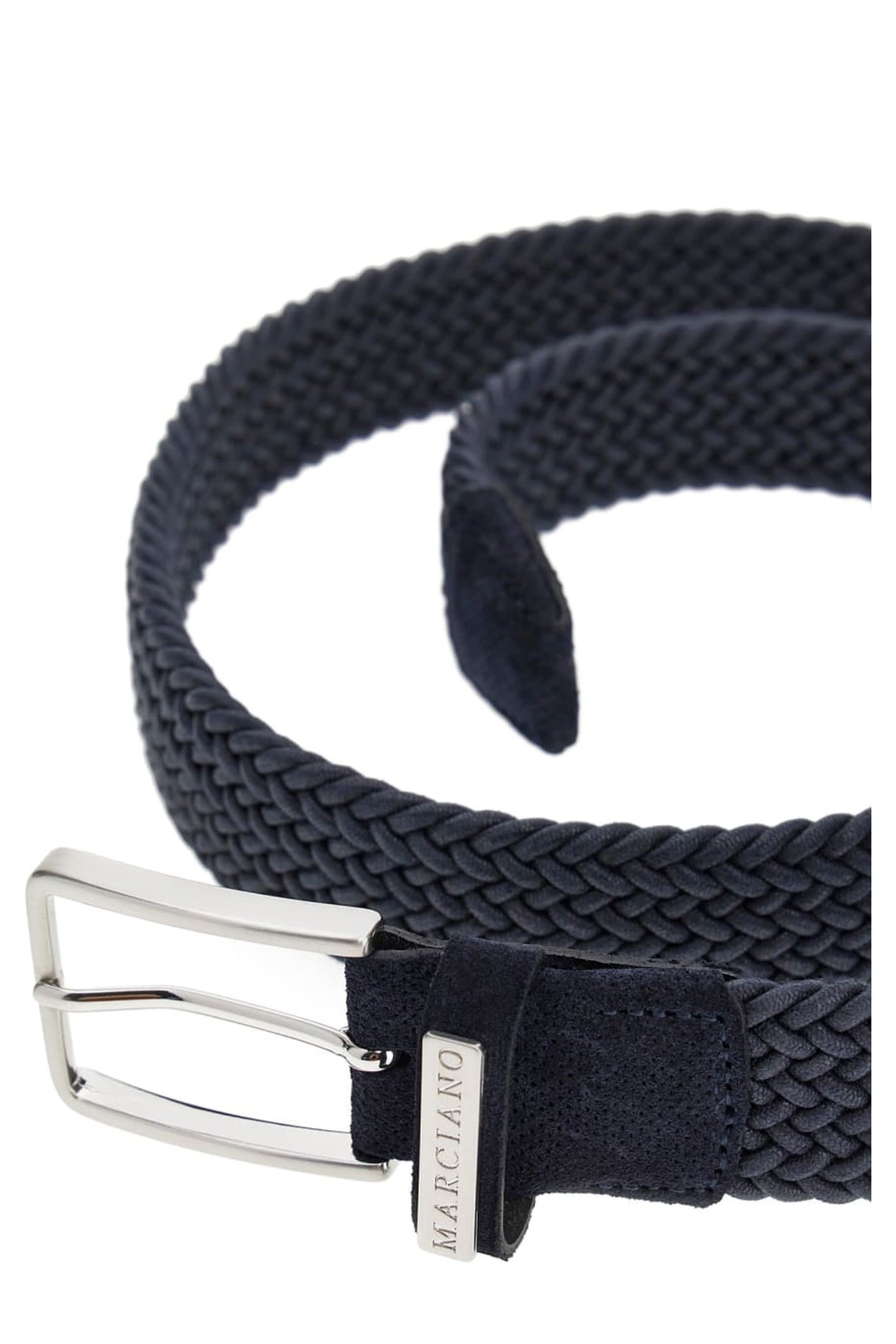 MARCIANO BY GUESS ELASTIC BRAIDED BELT NAVY SEA 9