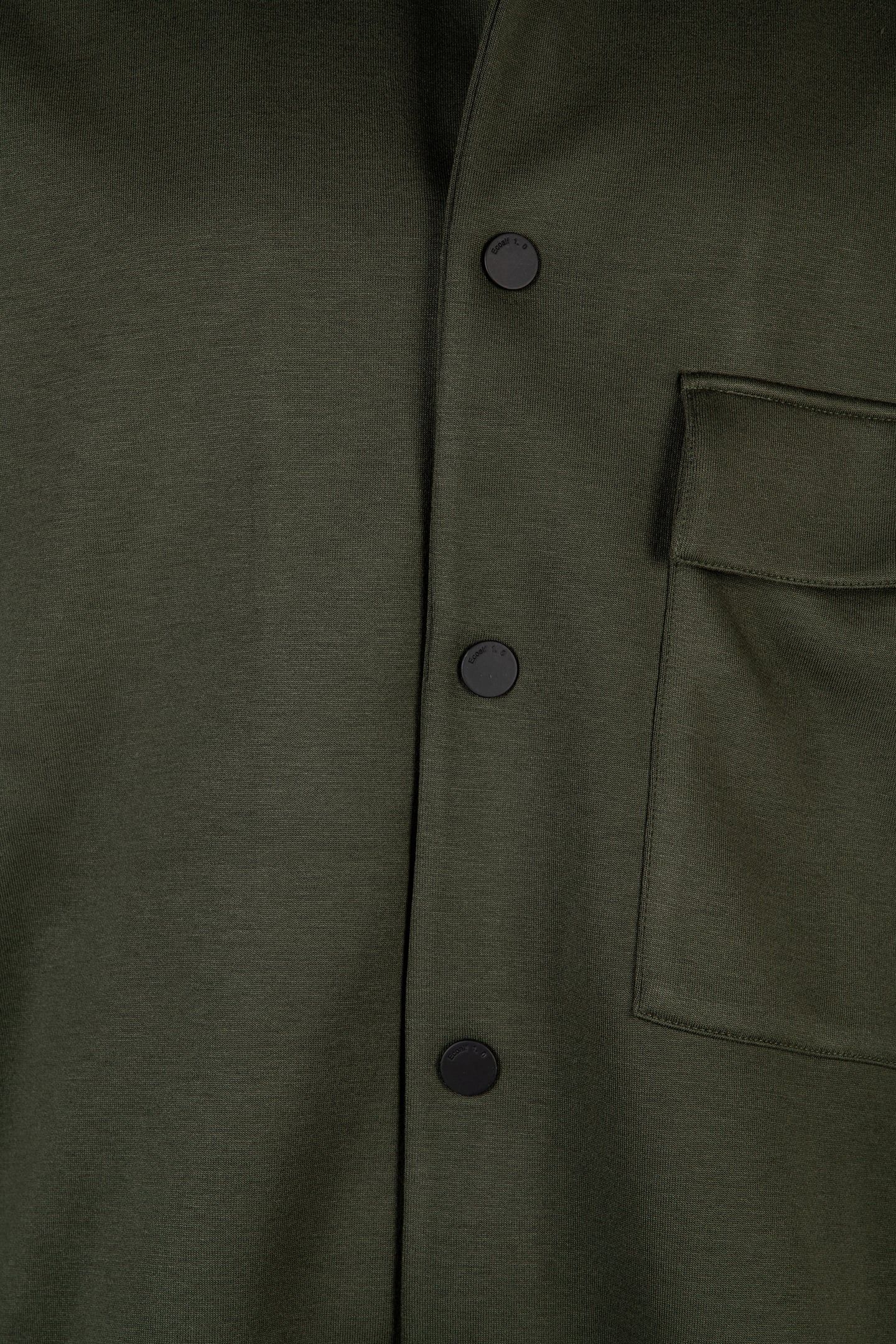 KOSSIALF OVERSHIRT DEEP GREEN 4