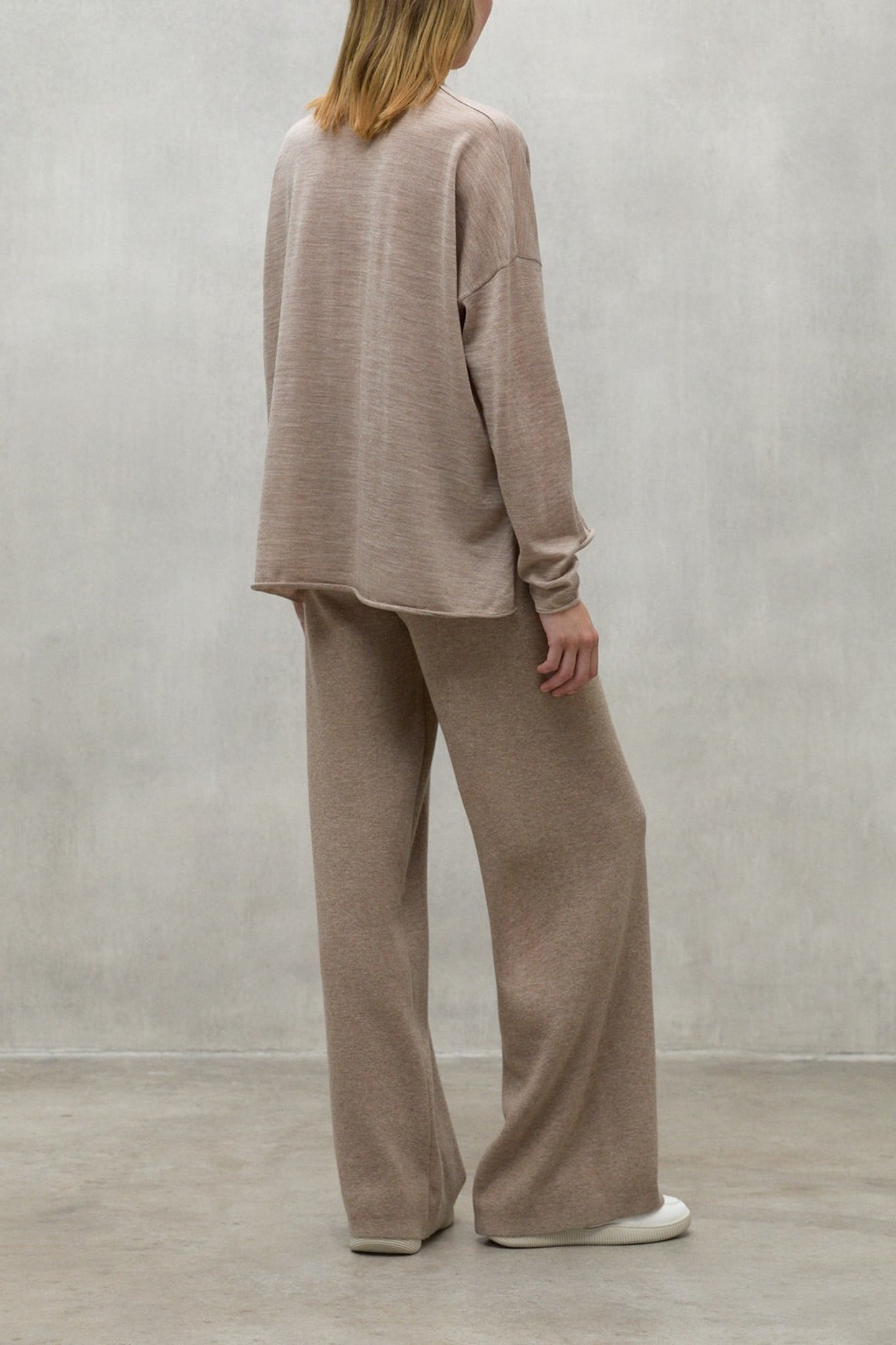 ANTURIOALF KNIT DARK SAND MELANGE 4