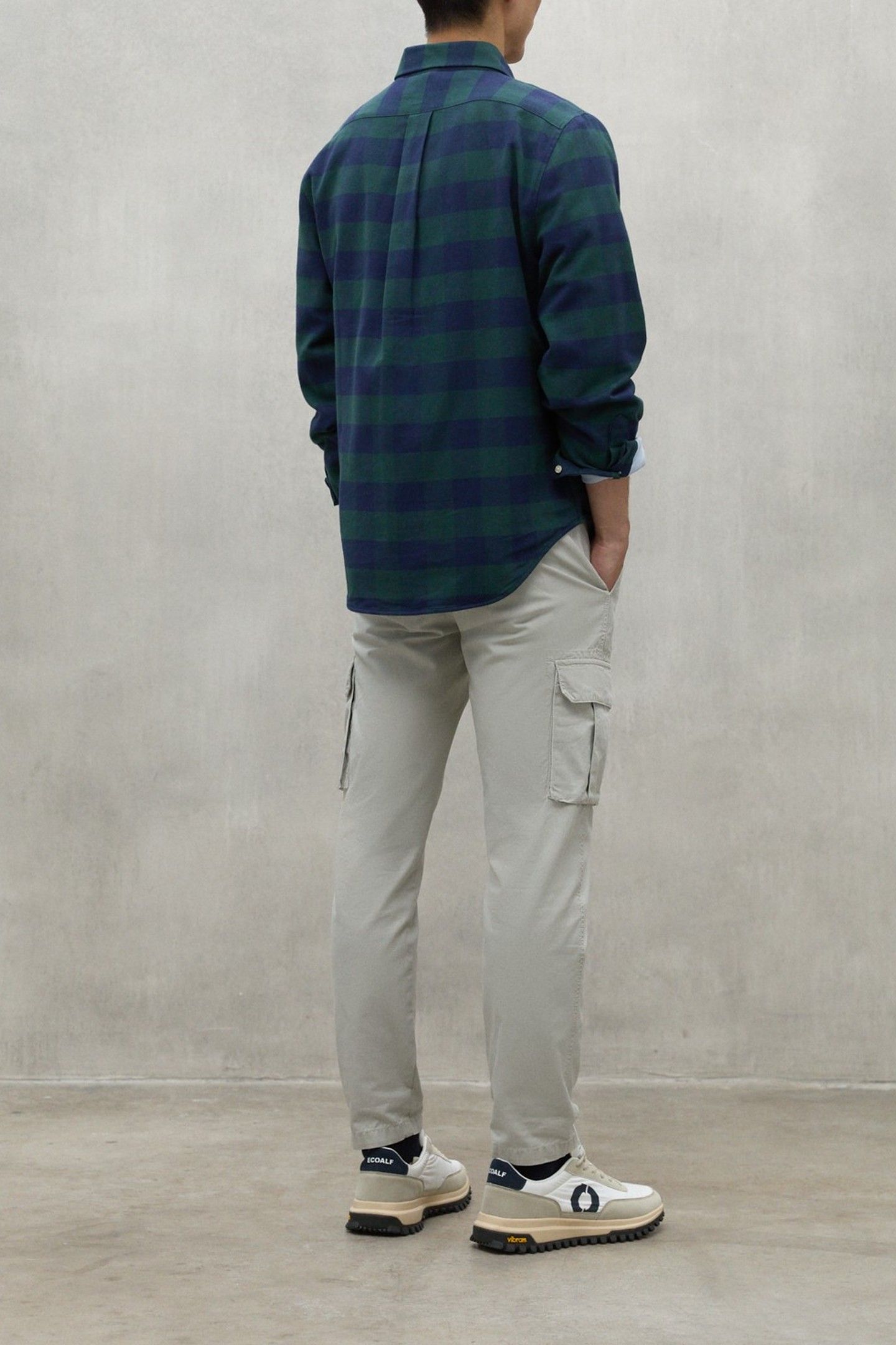 GASTONALF SHIRT WOODLAND GREEN / DEEP NAVY 3