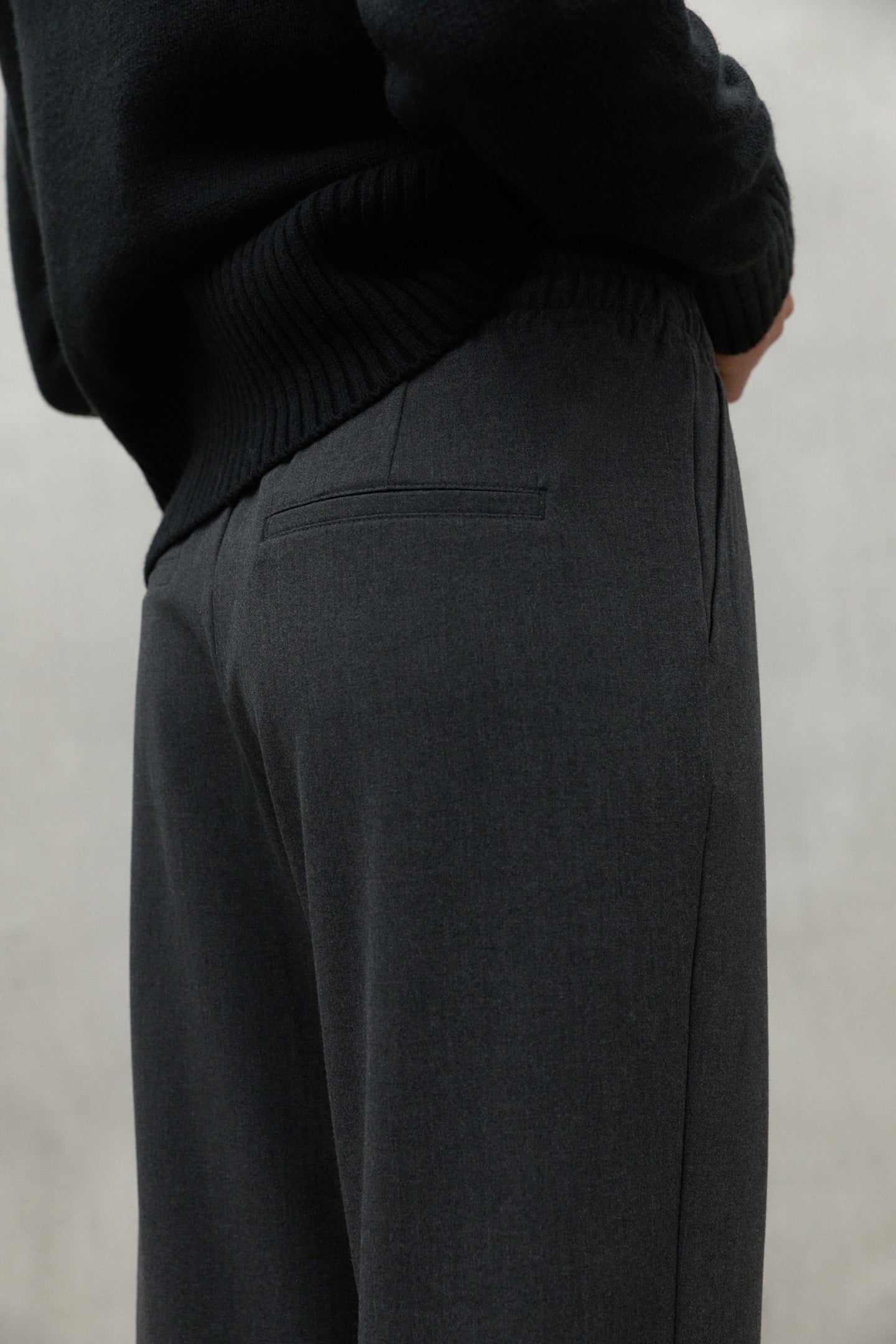GAYAALF PANTS DARK GREY MELANGE 5