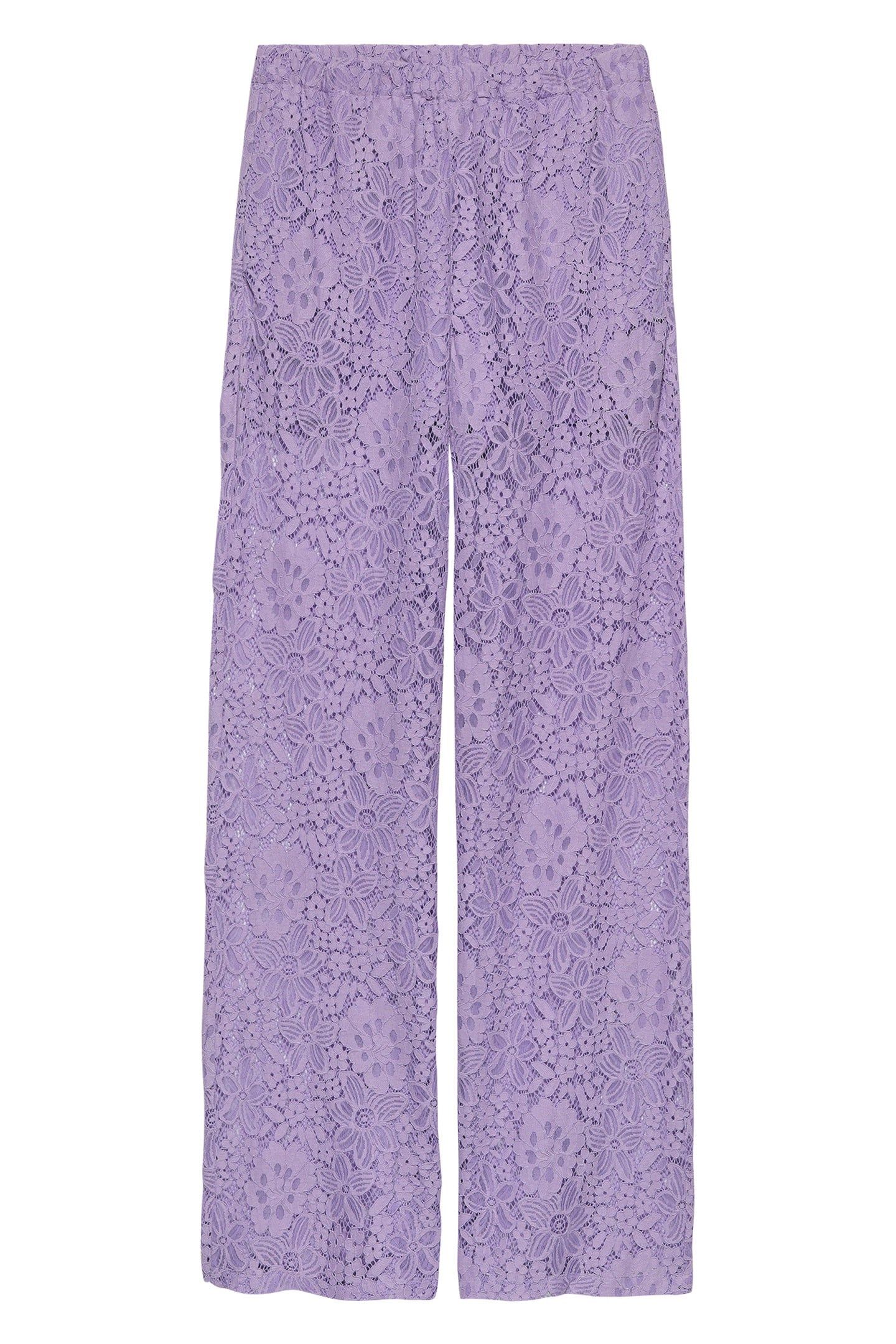 PULL ON LACE TROUSERS PURPLE SKY 4