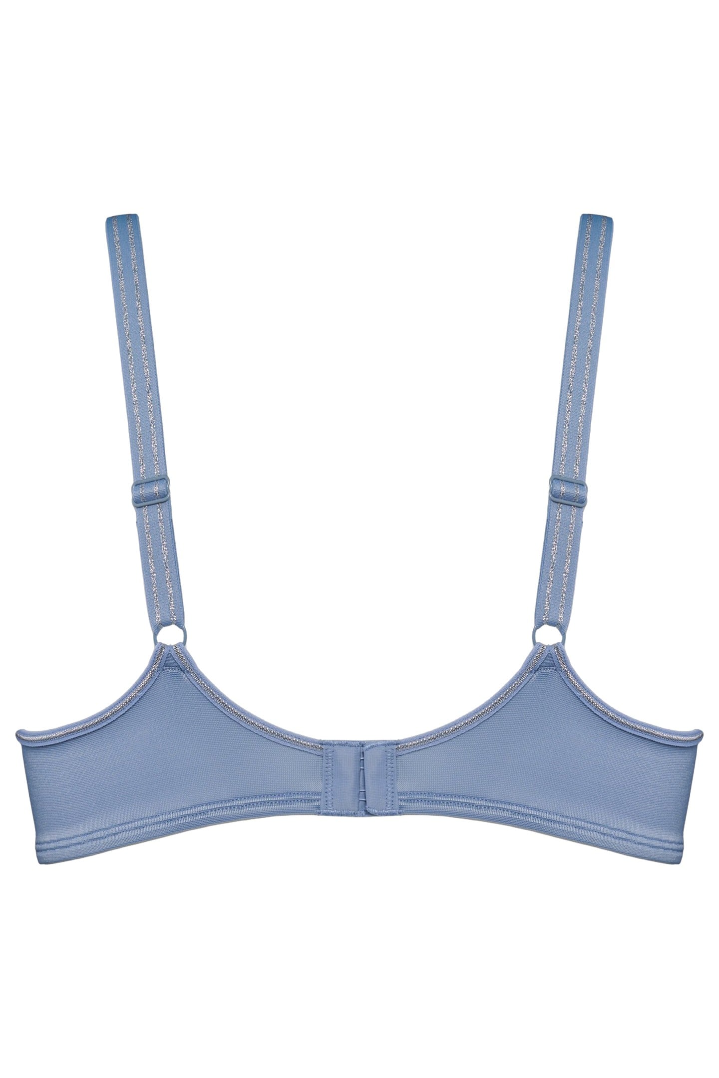 SNOWFLAKE POWDER BLUE BALCONY BRA 5