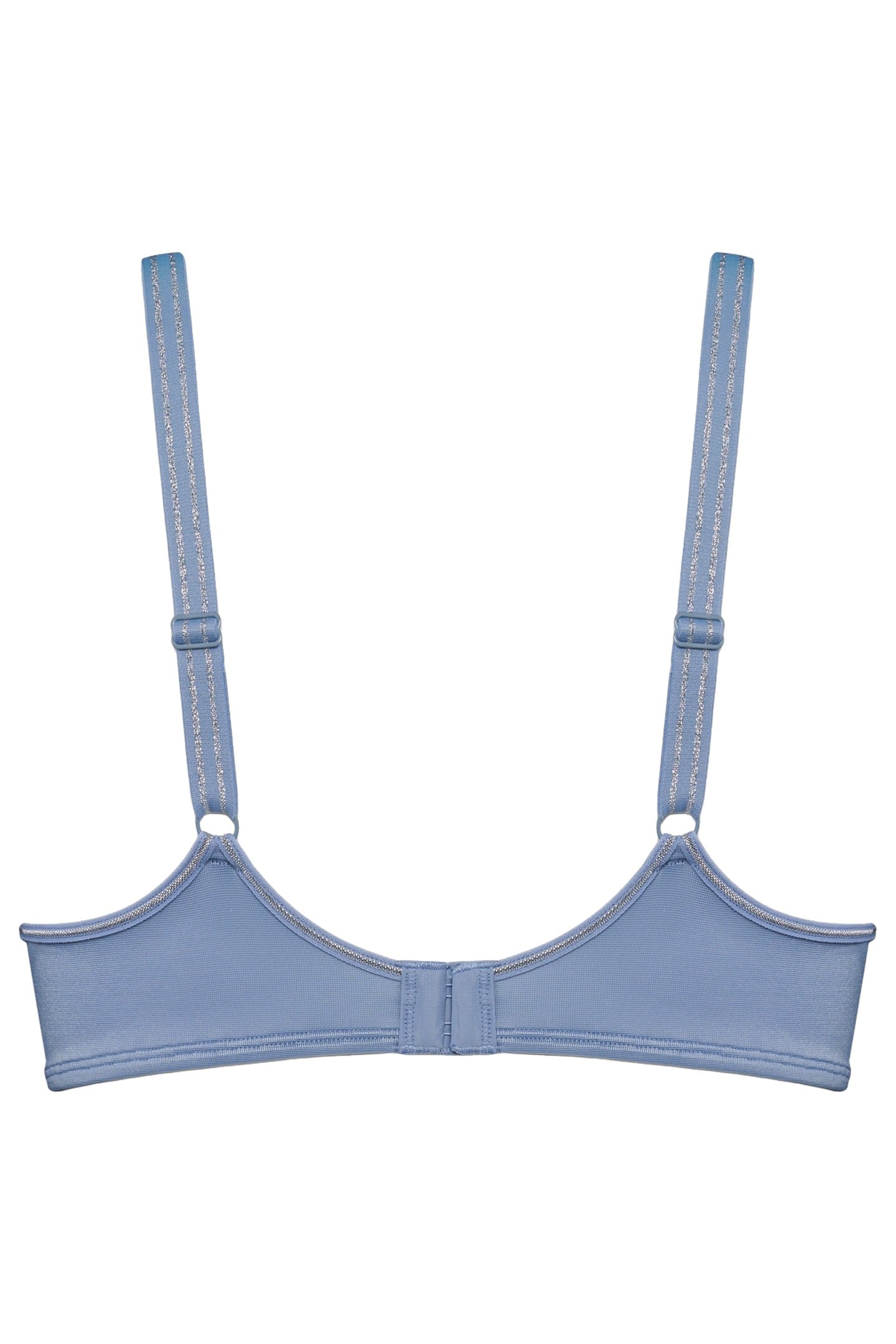 SNOWFLAKE POWDER BLUE PUSH UP BRA 4