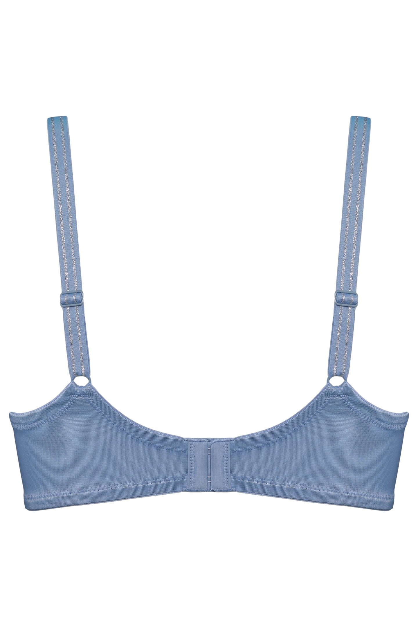 SNOWFLAKE POWDER BLUE PLUNGE BALCONY BRA 4