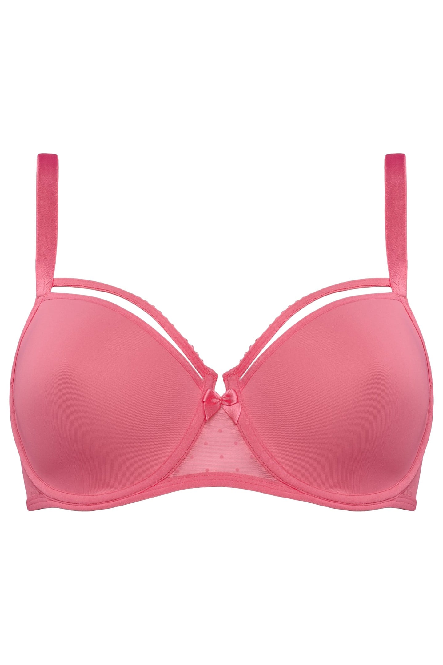 PEEKABOO PINK LEMONADE PLUNGE BALCONY BRA 5