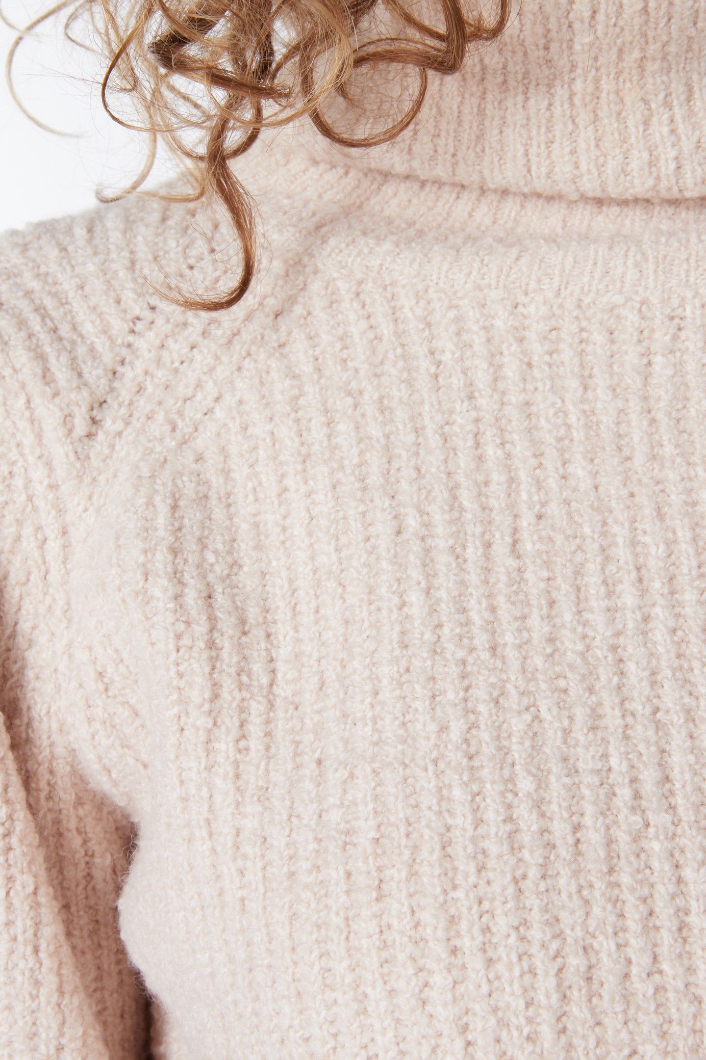 SWEATER COL HIGH CUFF BISCUIT 5