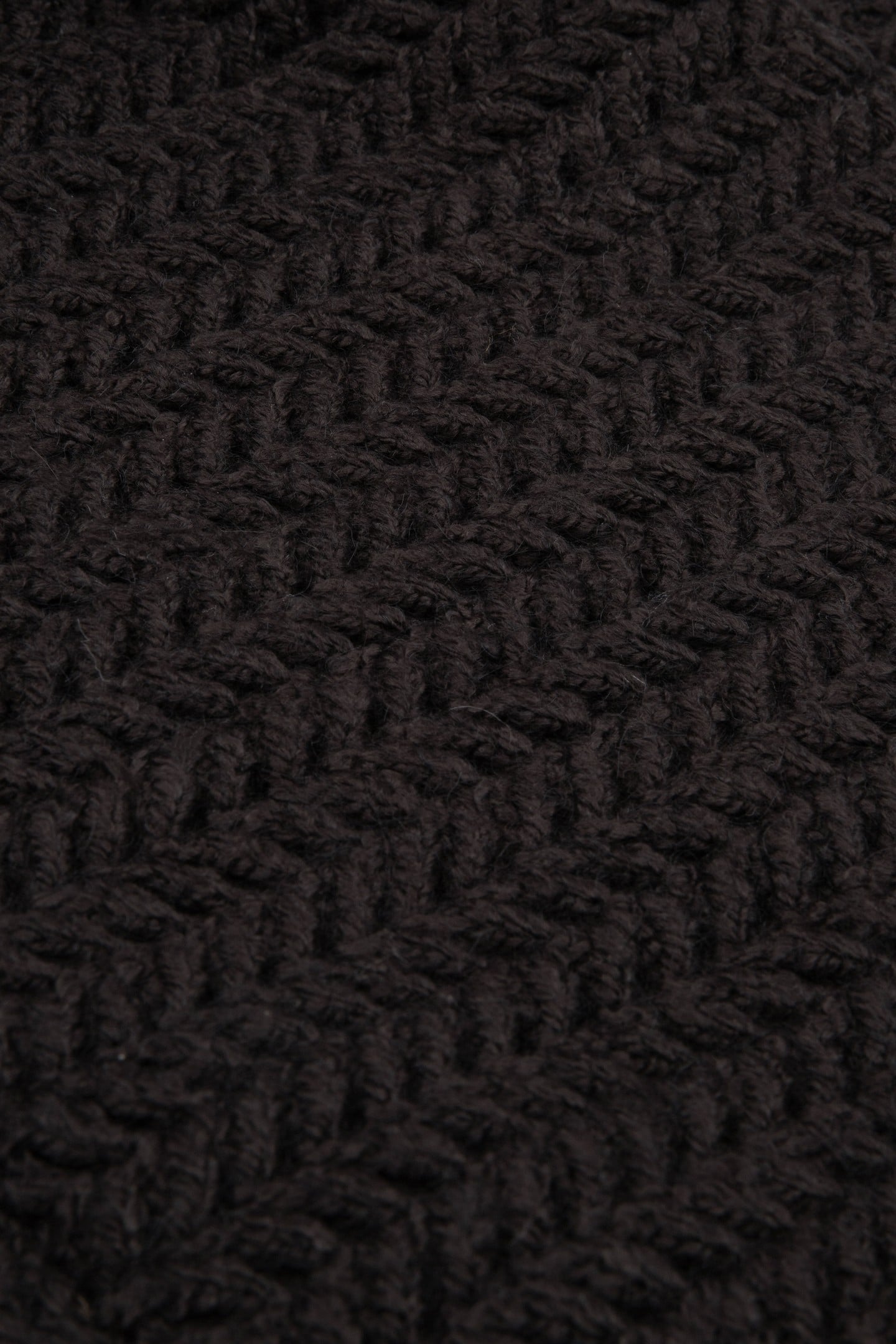 SCARF ZZ KNIT BLACK 3