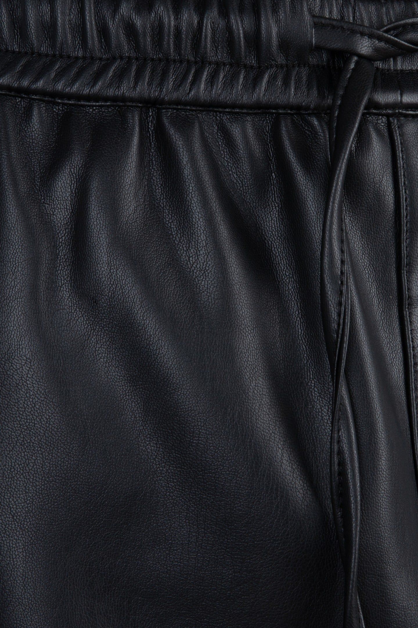 SKIRT JOGGER LONG PU BLACK 6