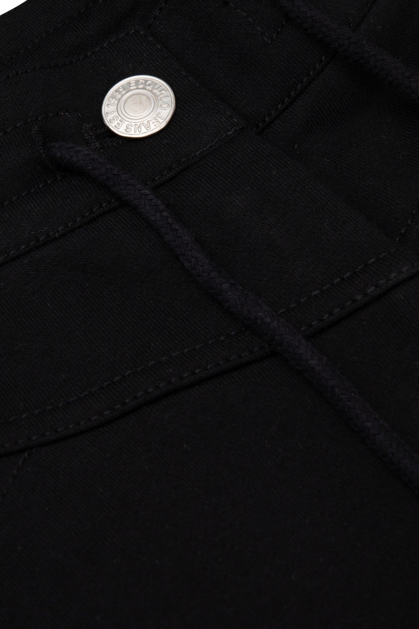 TROUSERS FANCY YOKE SWEAT BLACK 6