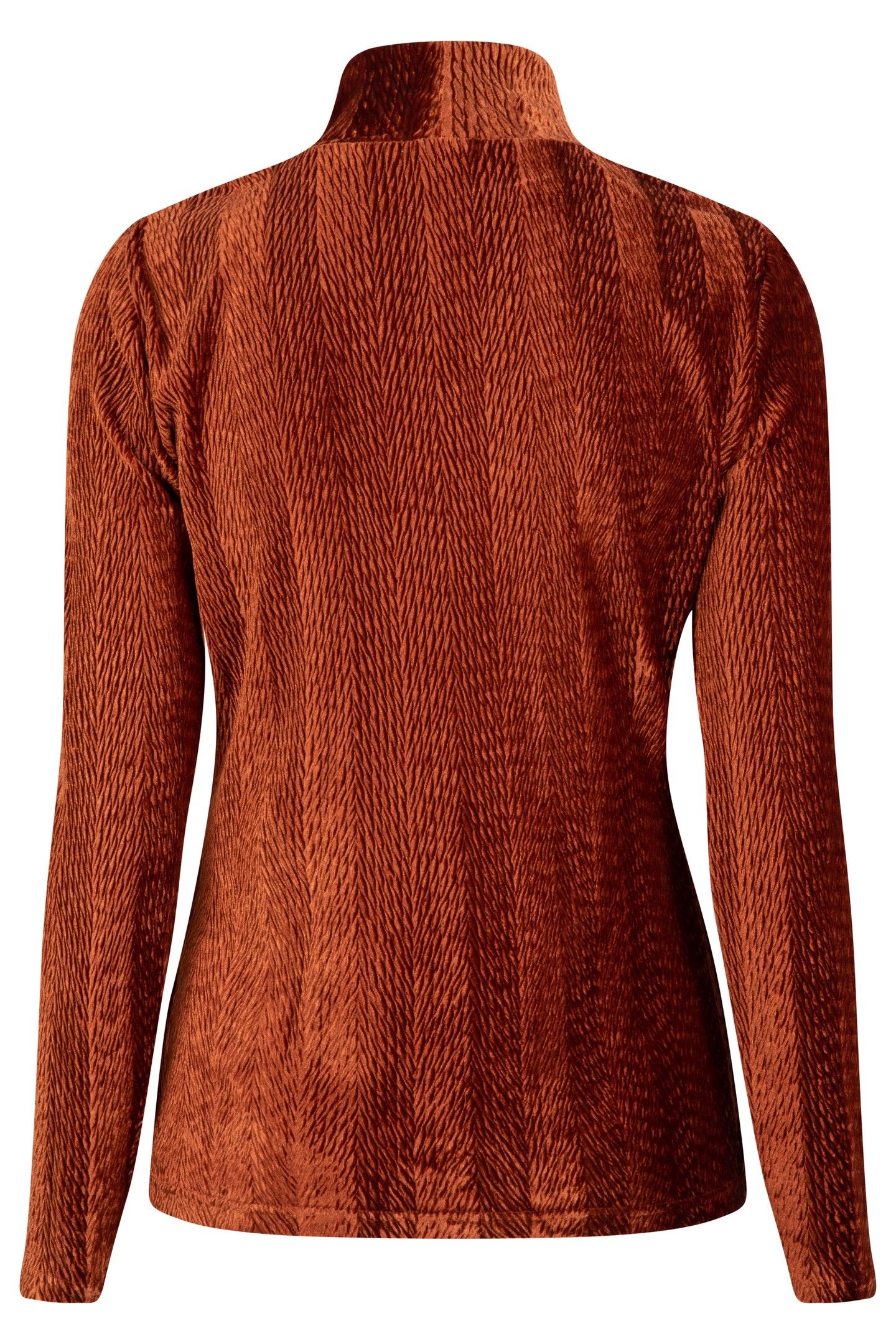 TOP CRINKLE WAVE VELOURS ORANGE 2