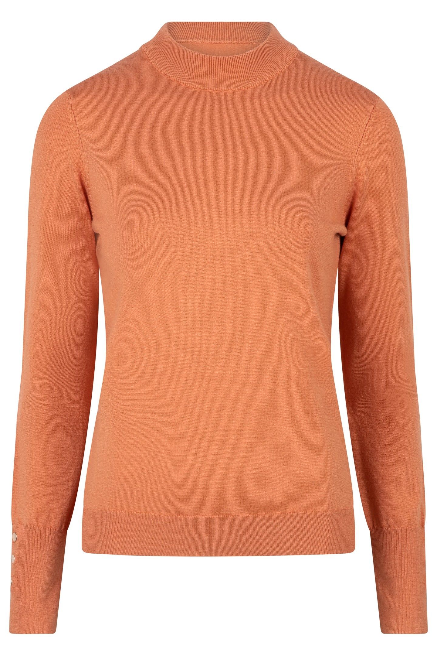 SWEATER BASIC BUTTONS ORANGE 1
