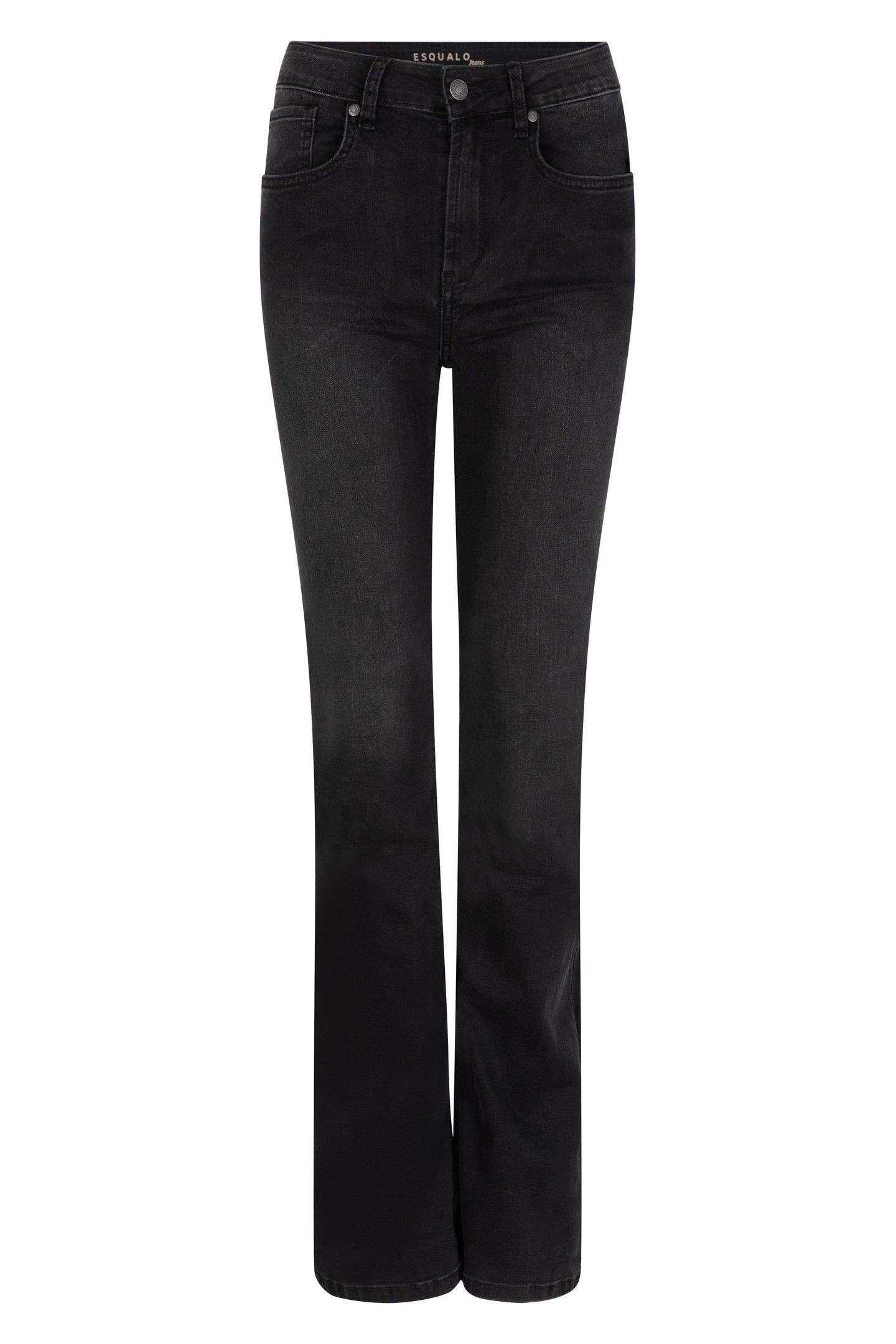 TROUSERS FLAIR BLACK DENIM BLACK 3