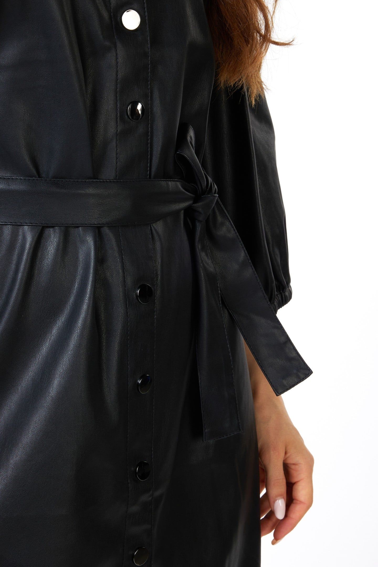 DRESS SHORT PU BLACK 9