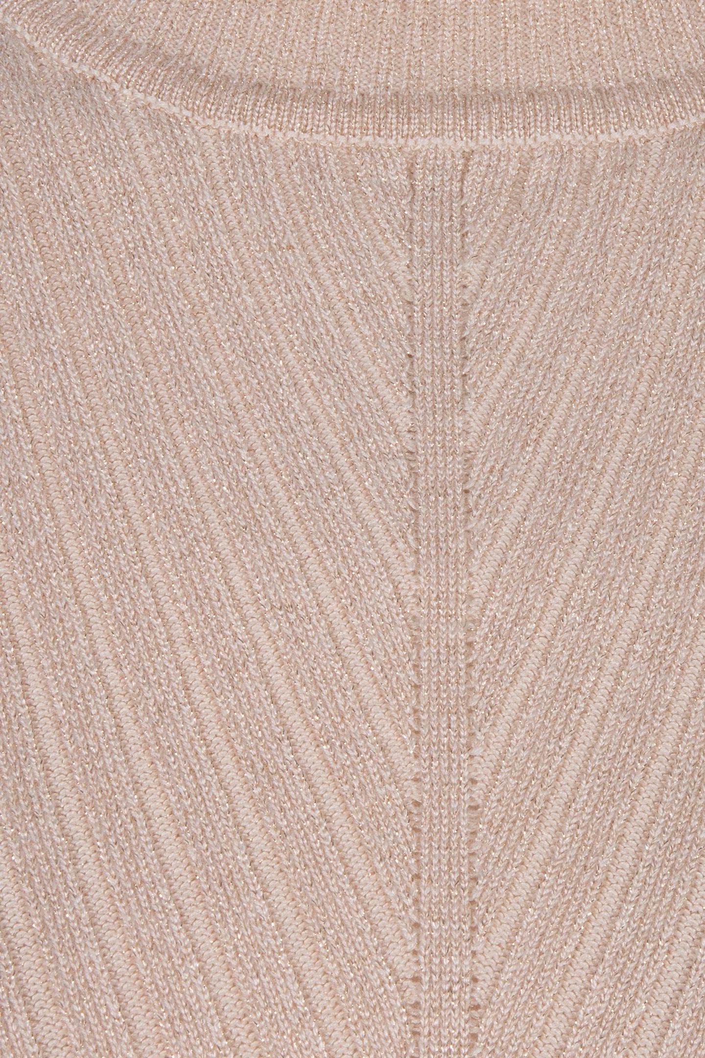 SWEATER TURTLE NECK LUREX LIGHT SAND 7