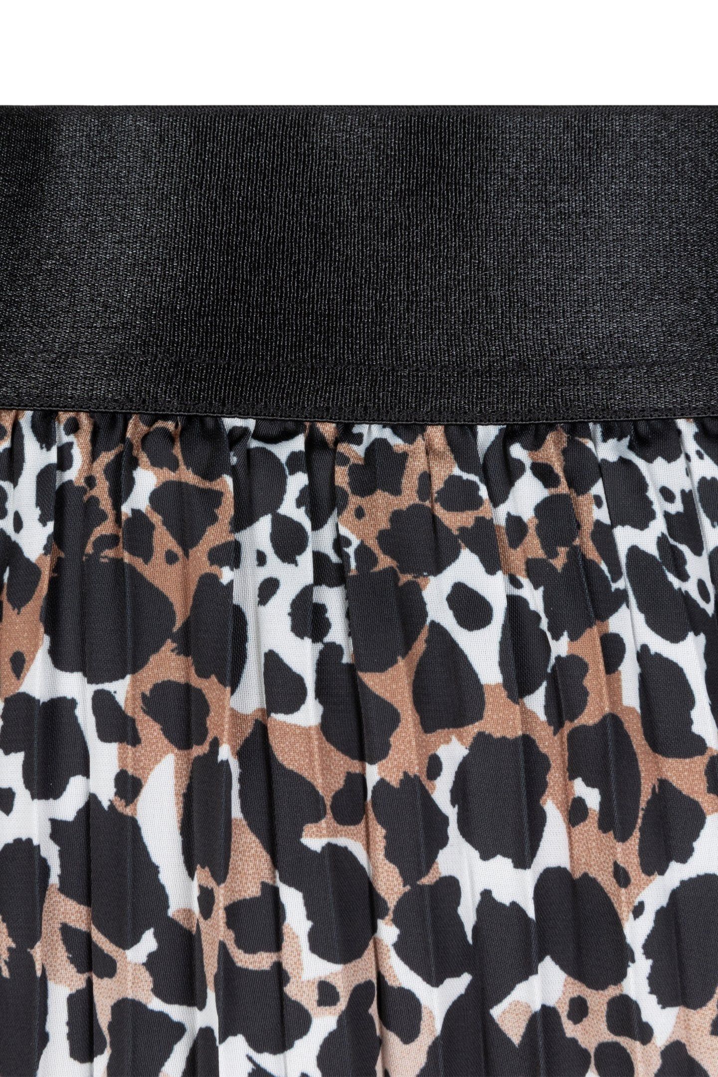 SKIRT PLISSE SCATTERED ILLUSION PRINT 7