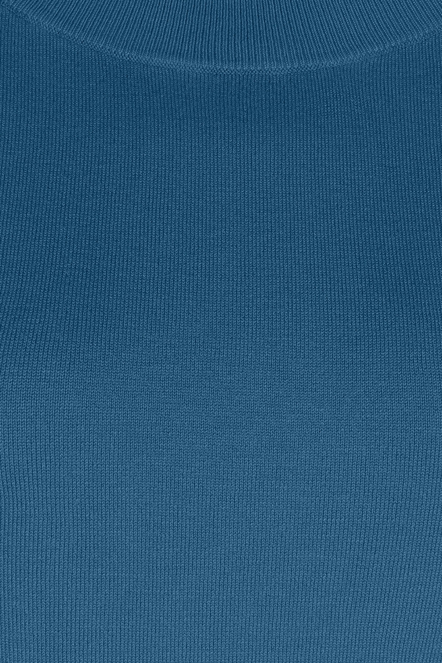 SWEATER BOXY BASIC KNIT GALAXY BLUE 3