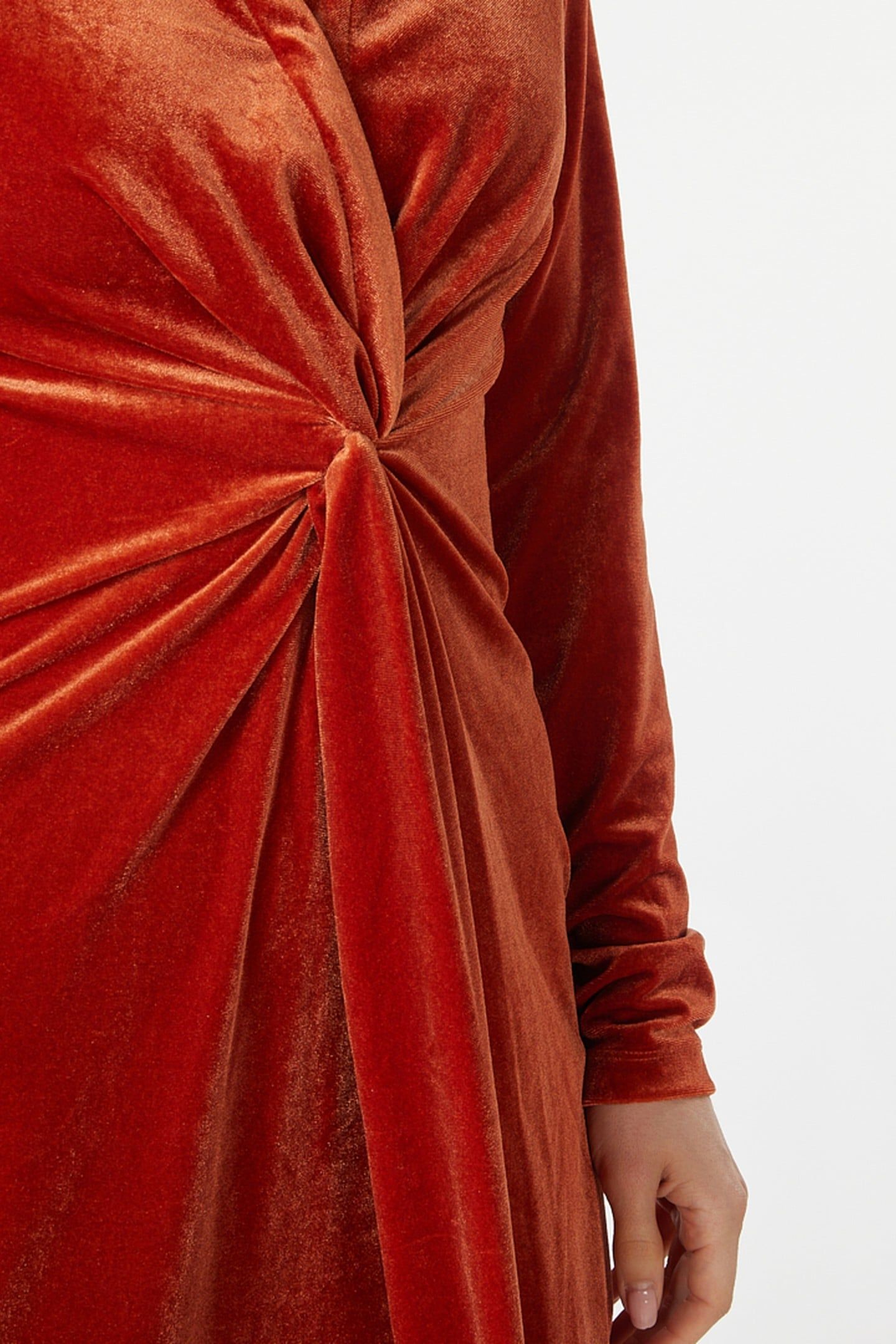 DRESS WRAP VELOURS PUMPKIN 9