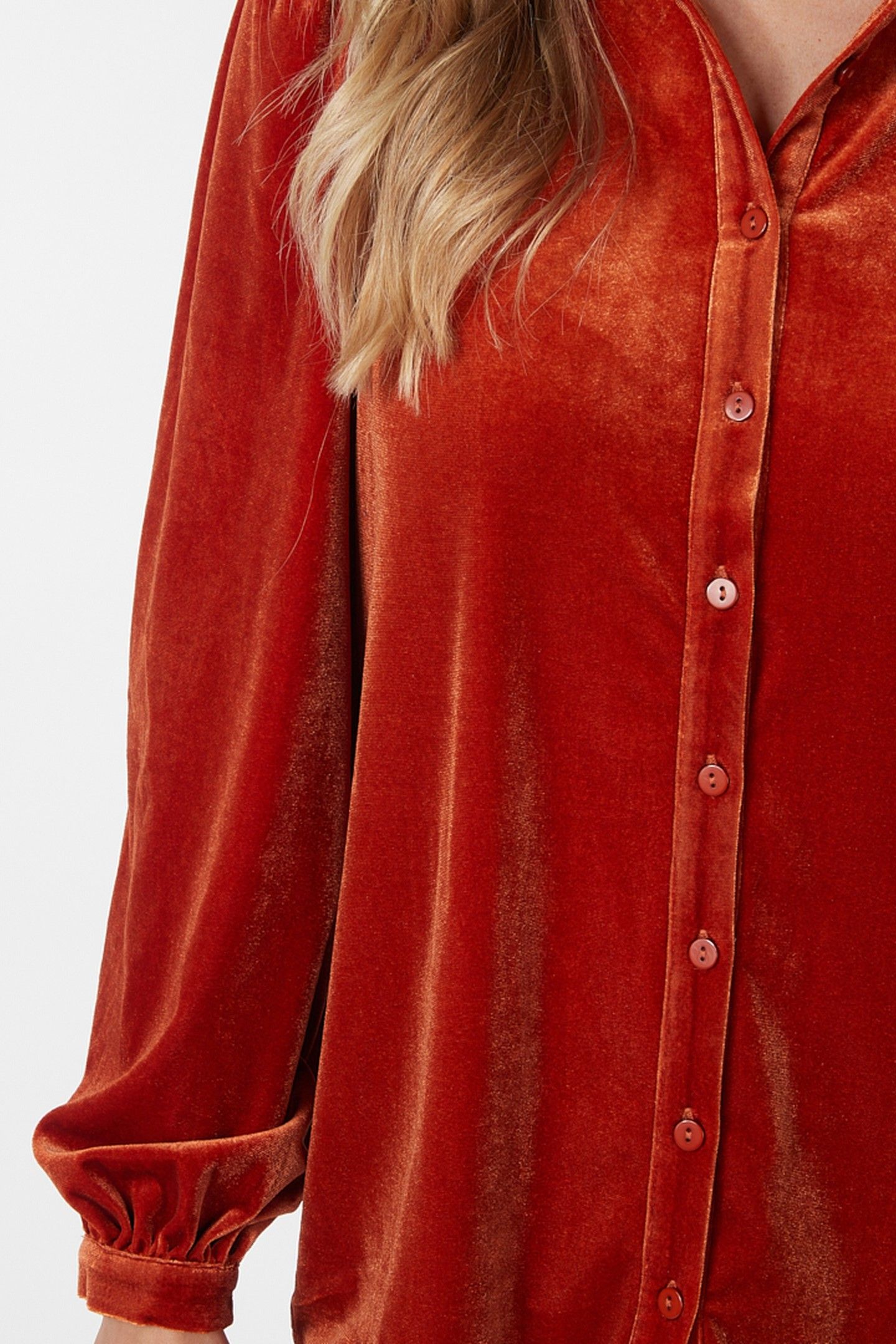 BLOUSE BASIC VELOURS PUMPKIN 8