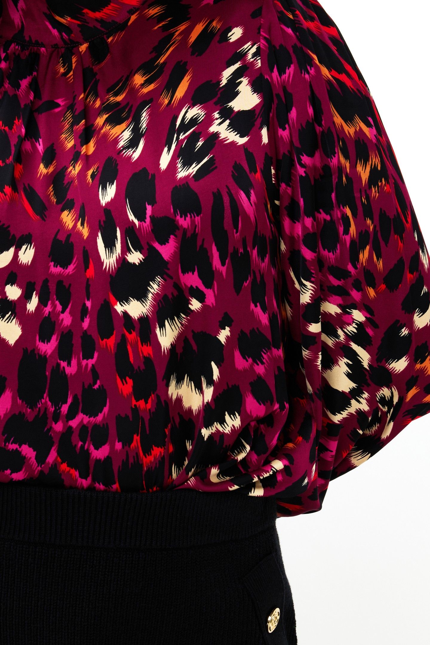 BLOUSE COLLAR FLORAL GEM PRINT 7