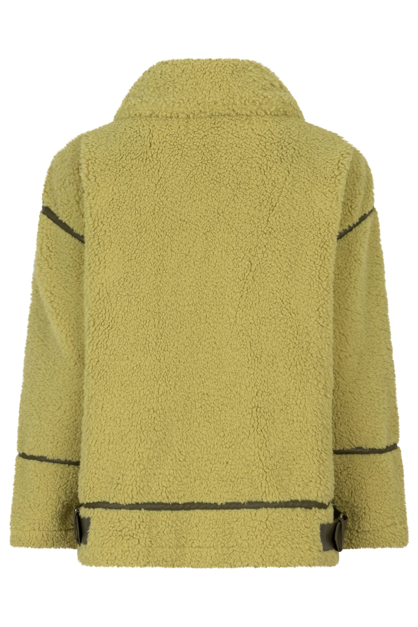 JACKET BONDED SUEDE FAKE FUR LEAF GREEN 6