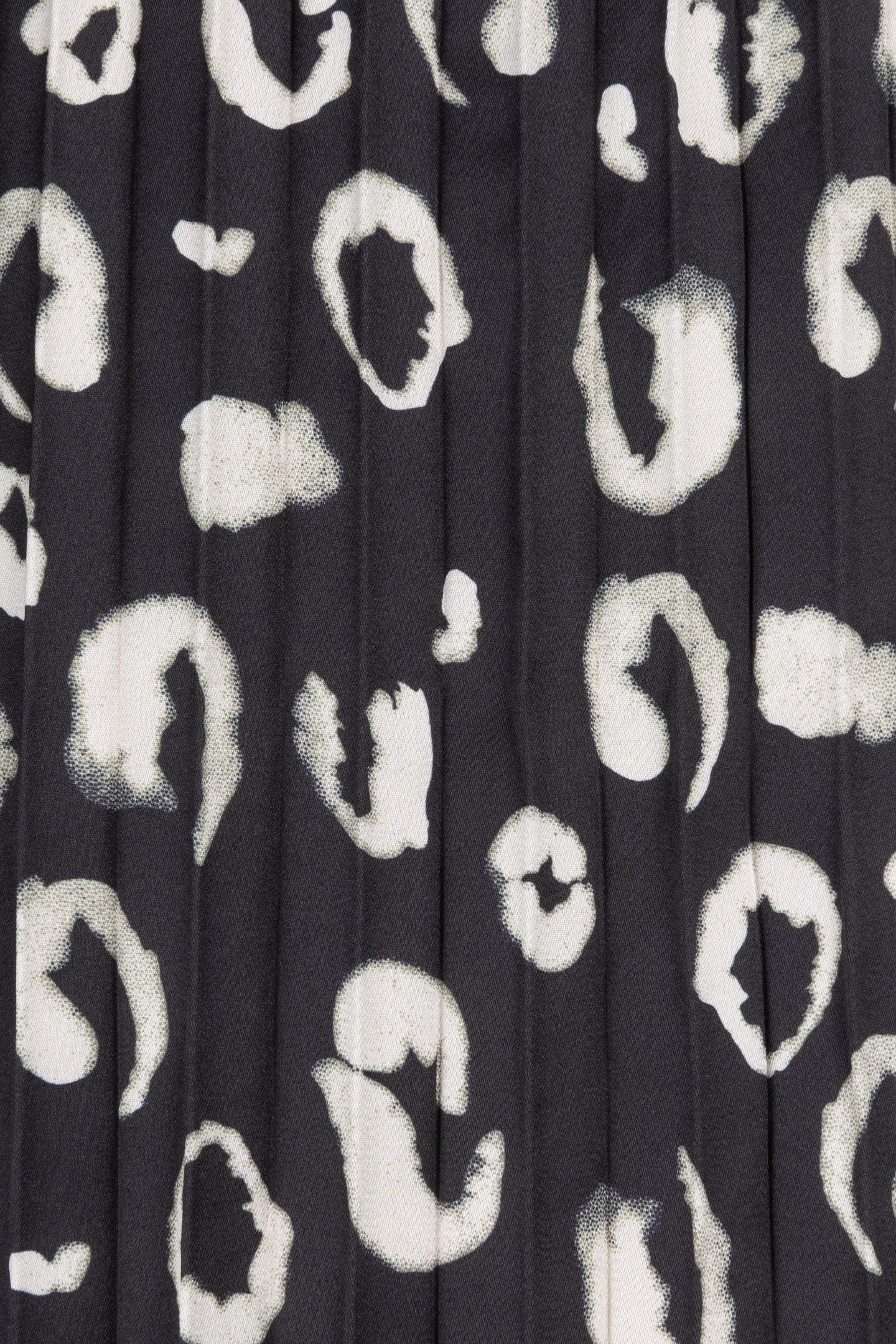 SKIRT PLISSE SATIN WILDERNESS PRINT 7