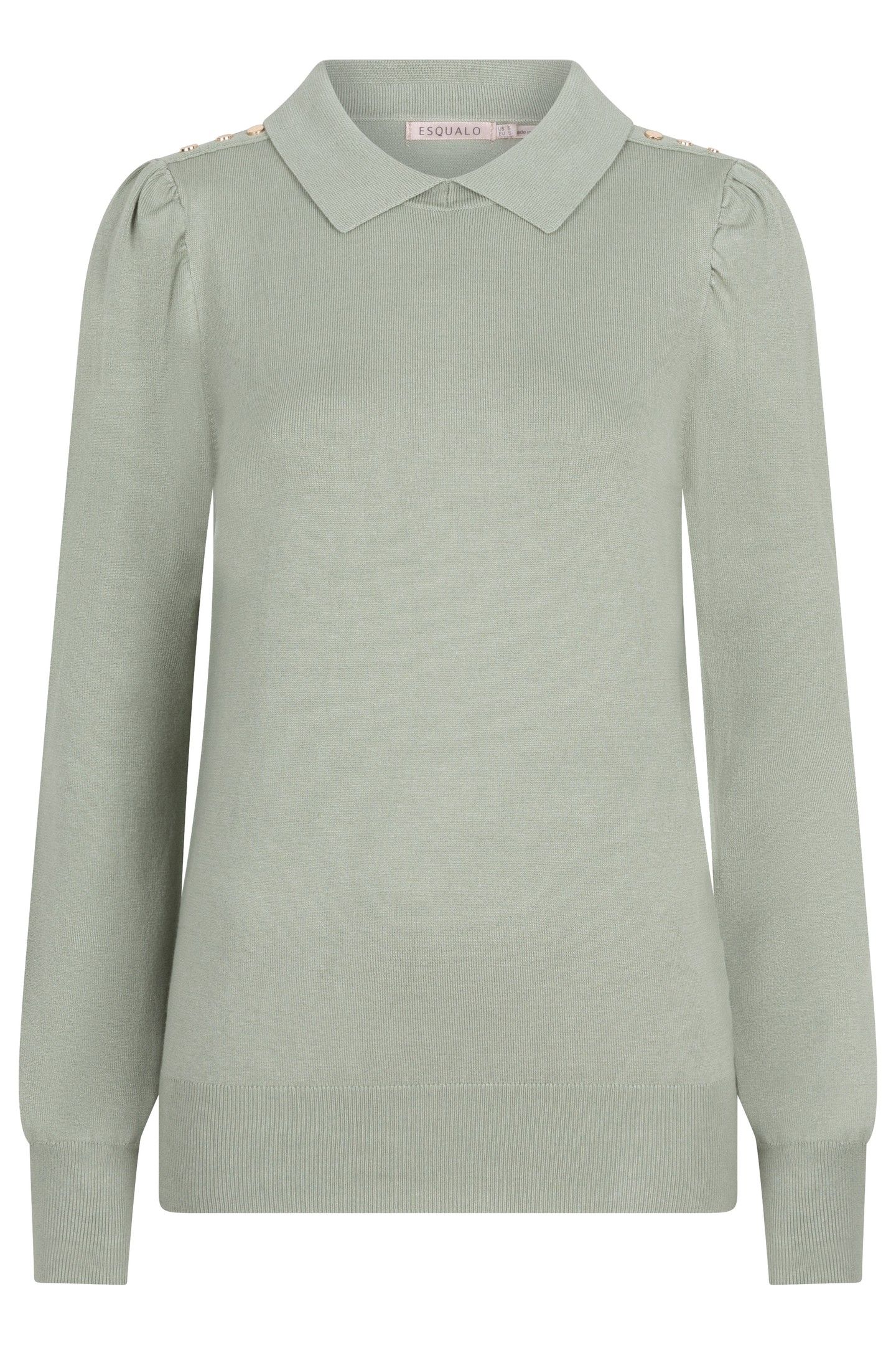 SWEATER COLLAR BASIC KNIT JADE 4