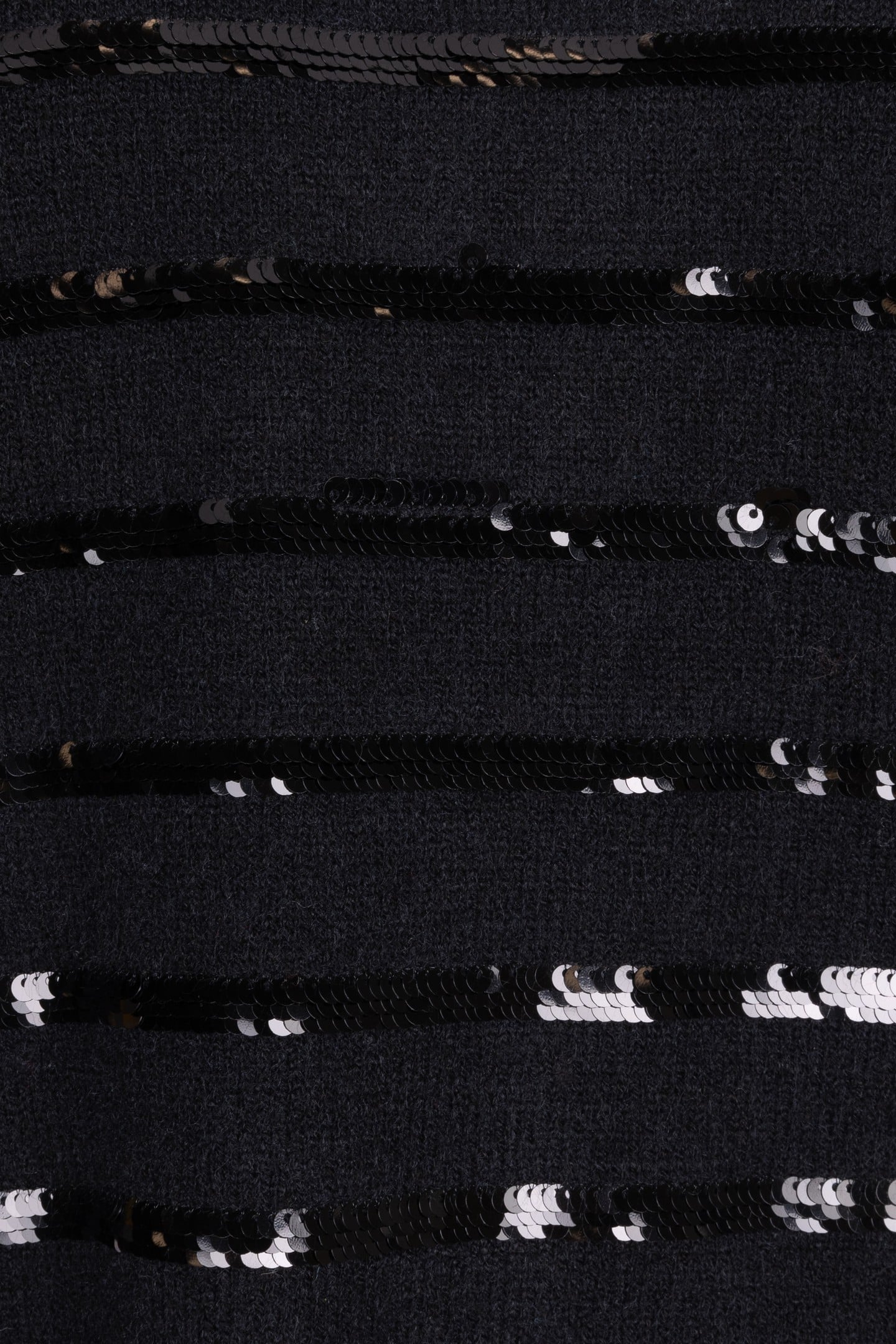 SWEATER STRIPED SEQUINS BLACK 3