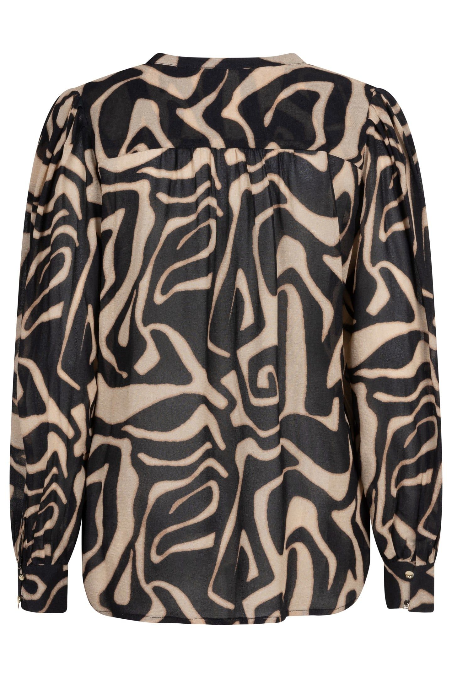 BLOUSE V-NECK HARMONY PRINT 4