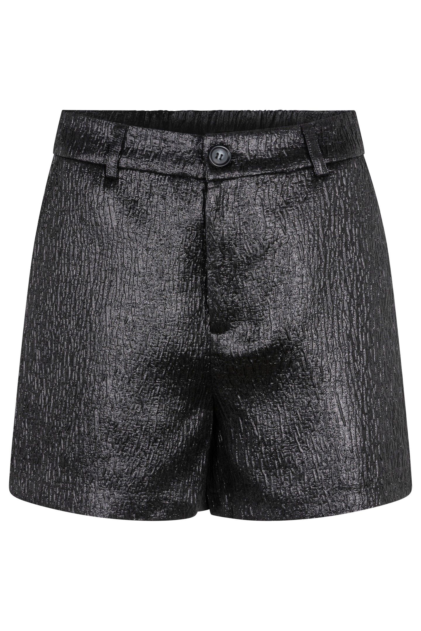 SHORTS METALLIC BLACK 4