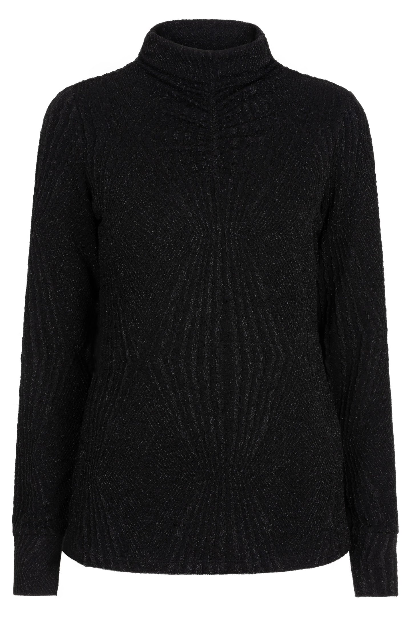 TOP GATHERING JACQUARD SJ BLACK 5