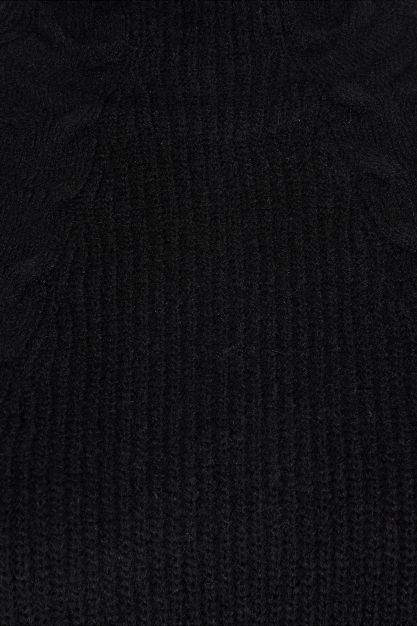 SWEATER OBLIQUE CABLE BLACK 7