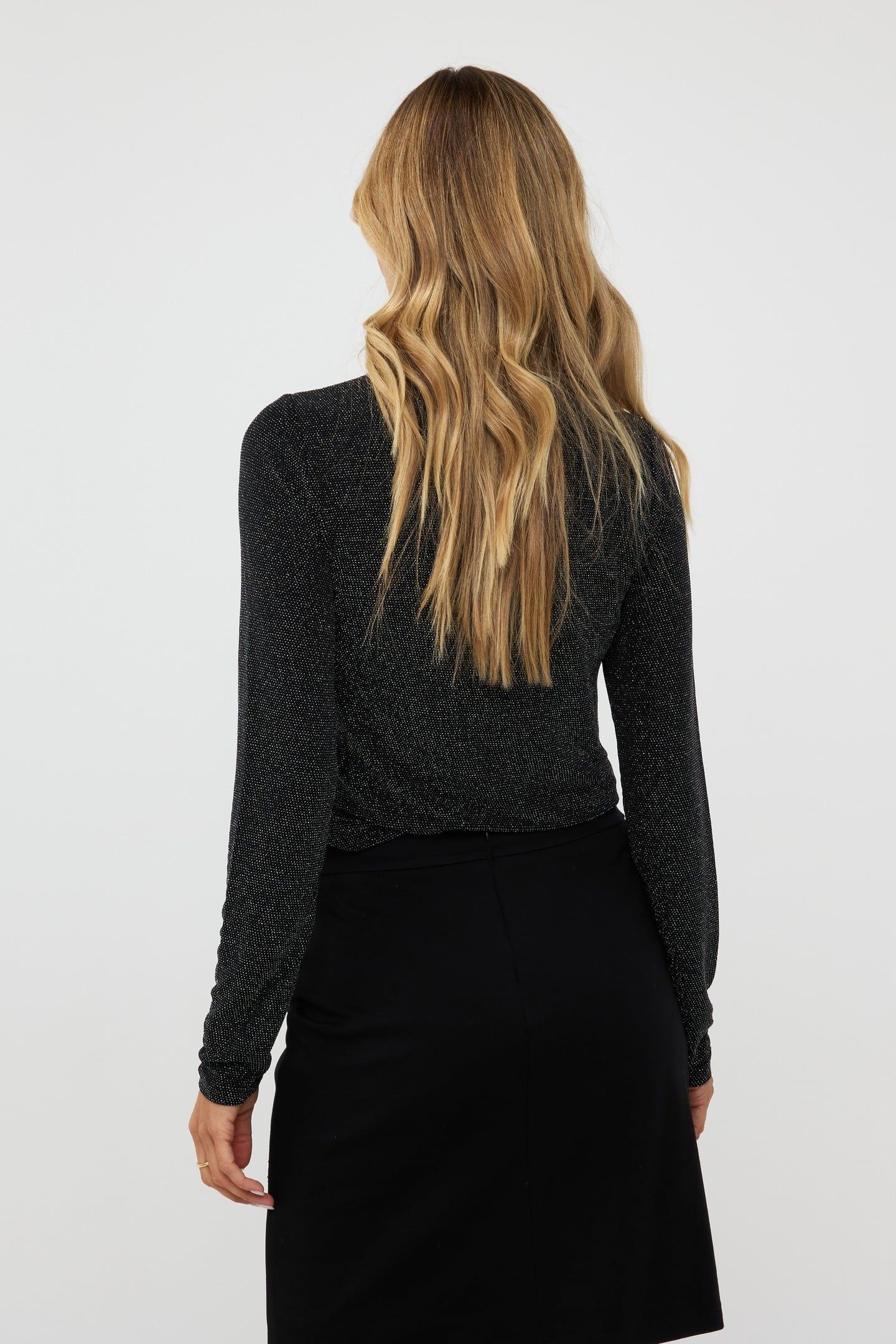 TOP METALLIC FIBER BLACK 3