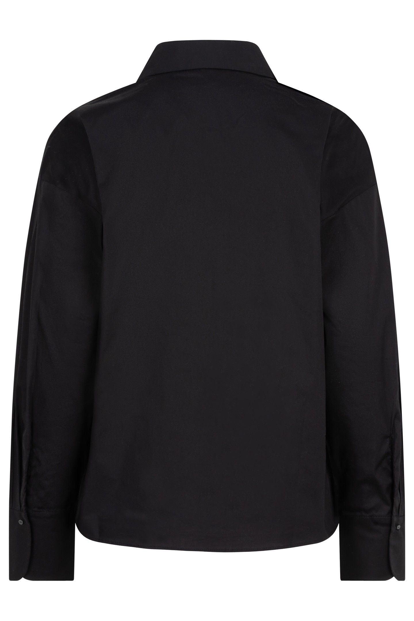 BLOUSE POPLIN BROCHE BLACK 5
