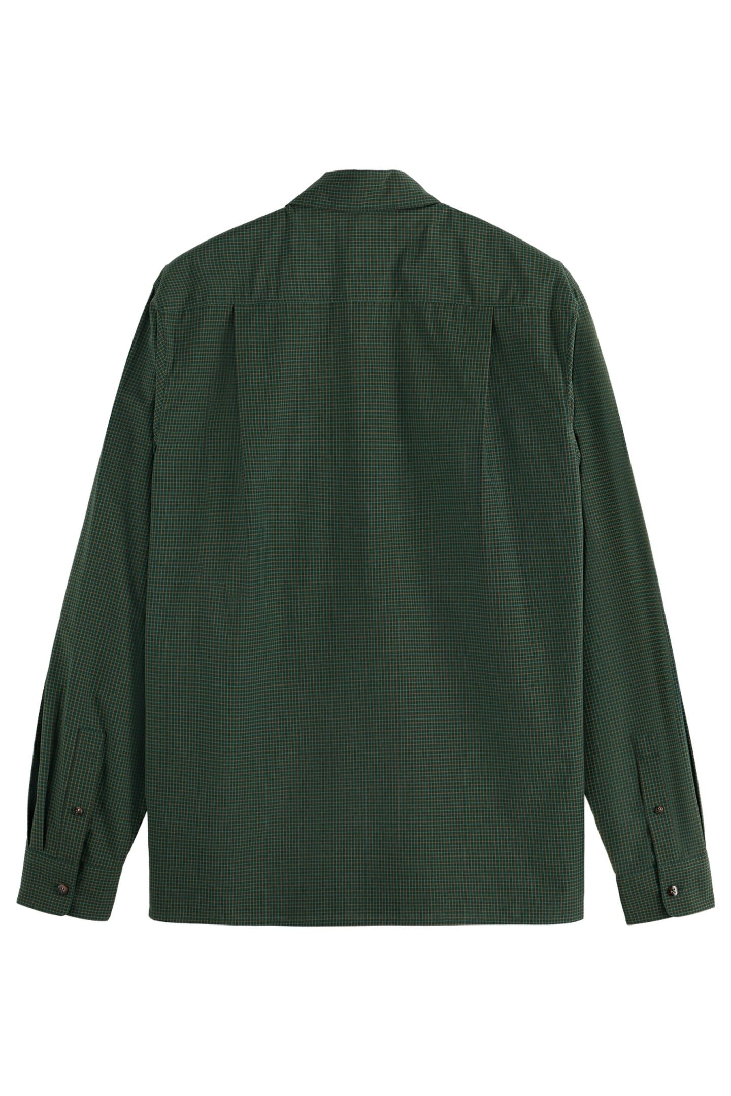 RELAXED FIT YARN-DYED MICRO-CHECK SHIRT MICRO CHECK GOLDEN B 2